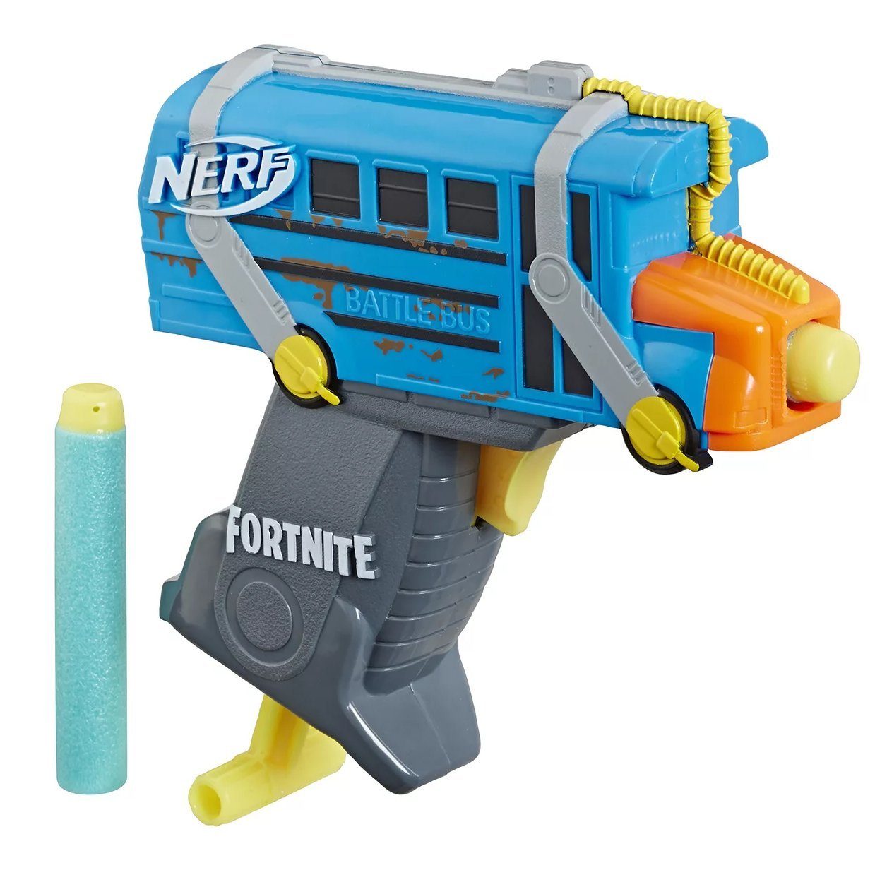 Hasbro Blaster Dartblaster Microshot Fortnite Battle Bus, Schon beim Fahrer bedankt? Hoffentlich, sonst könnte es sein, dass er