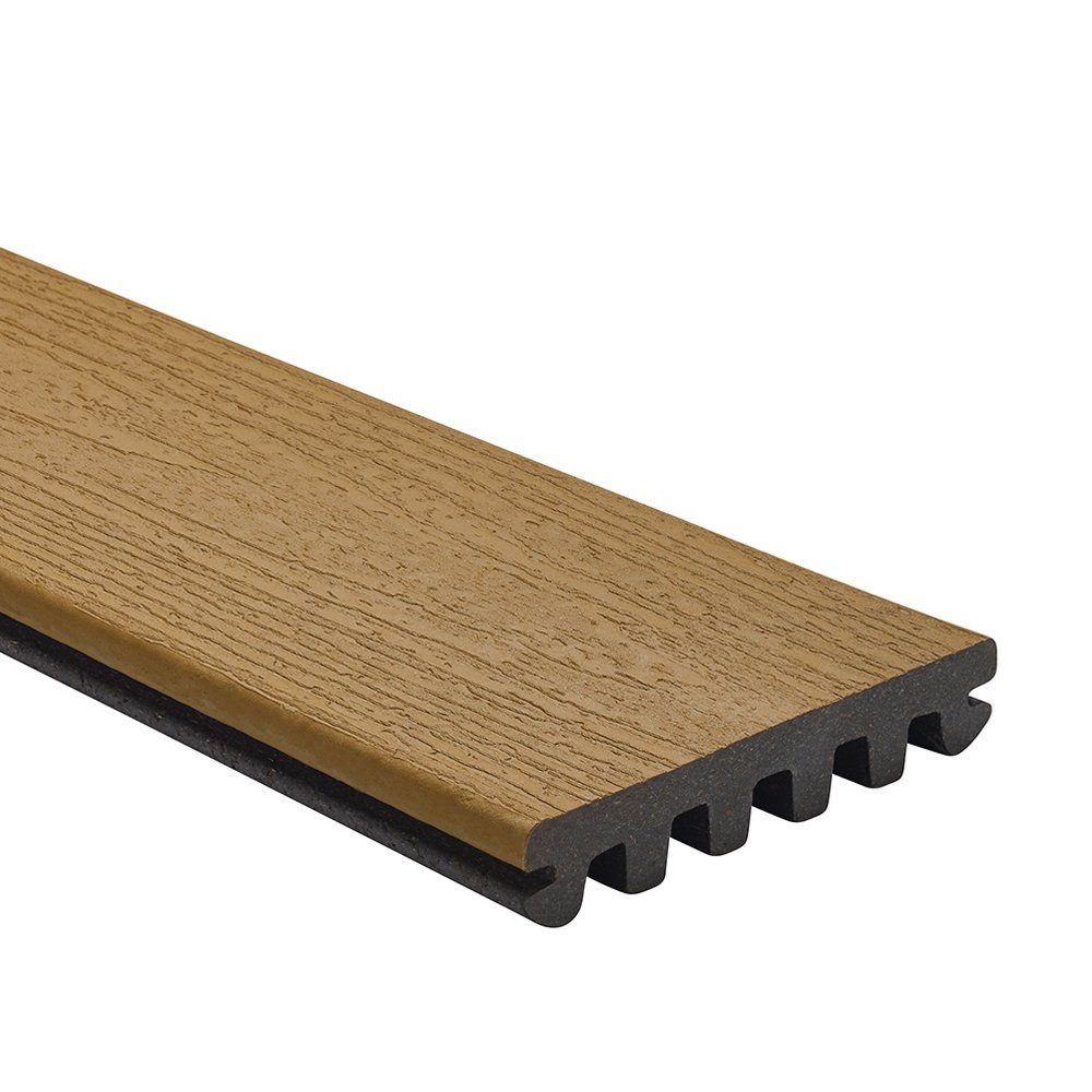 Trex Terrassendielen Enhance Basics WPC Balkondiele Holzoptik, BxL: je 14,5x366 cm, 25,00 mm Stärke, (Stück 3,66 m oder Stück 4,88 m), Ohne Befestigungsmaterial, drei Farben