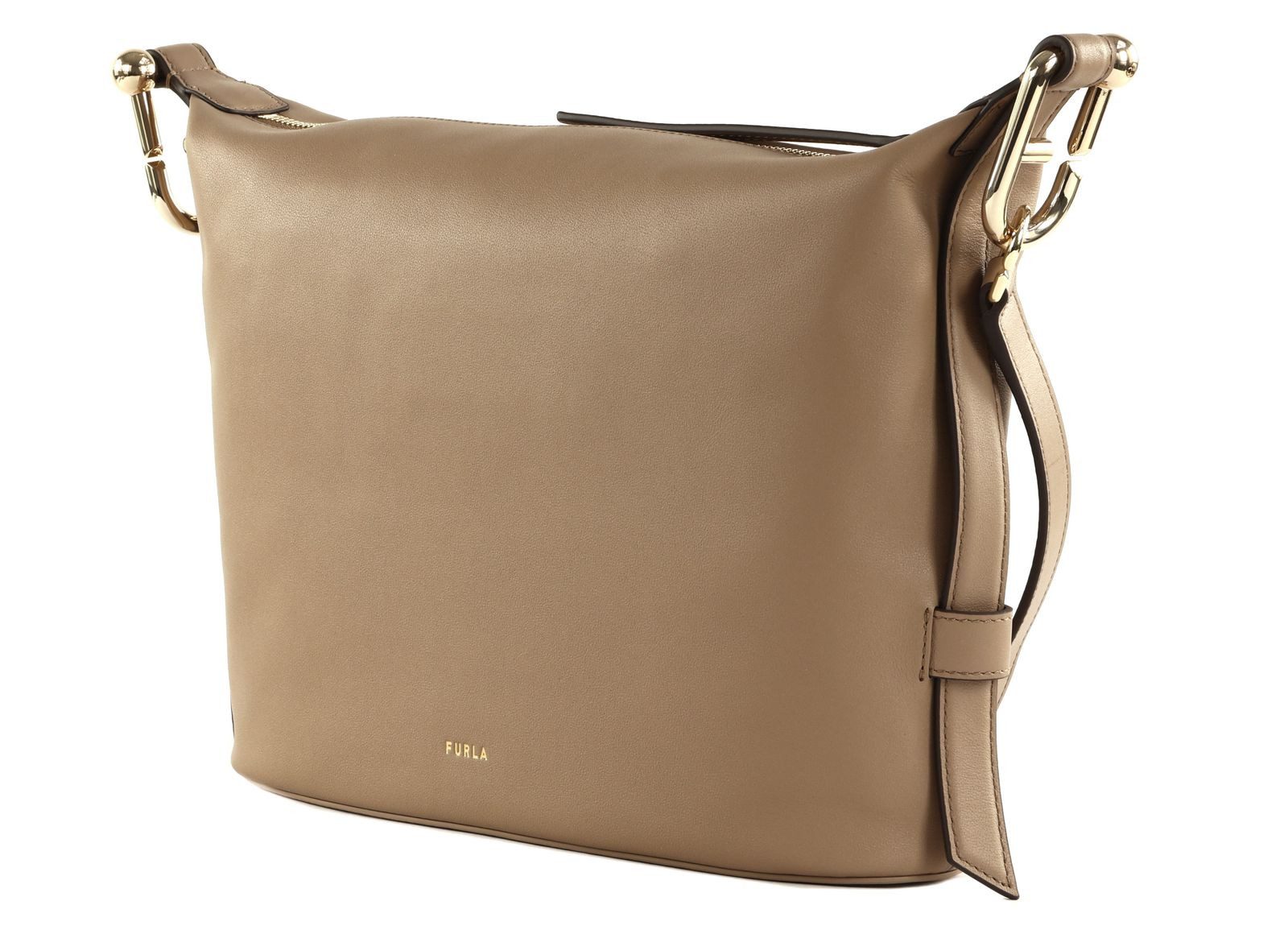 Furla Schultertasche Hobo, aus echtem Leder