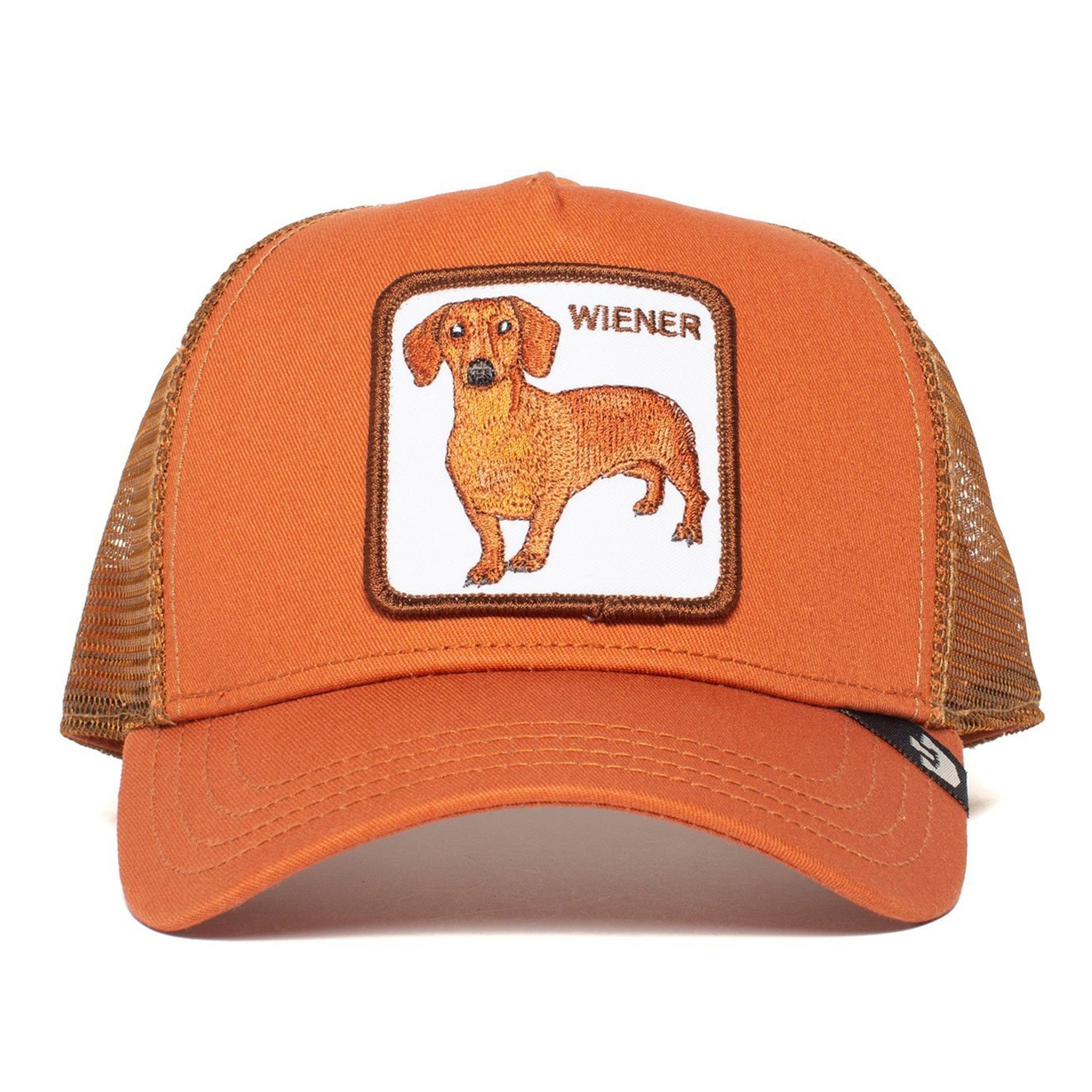GOORIN Bros. Trucker Cap Goorin Bros. Wiener Dawg Trucker Cap Rust / Orange (Basecap, Basecap, Meshcap, Trucker Kappe)