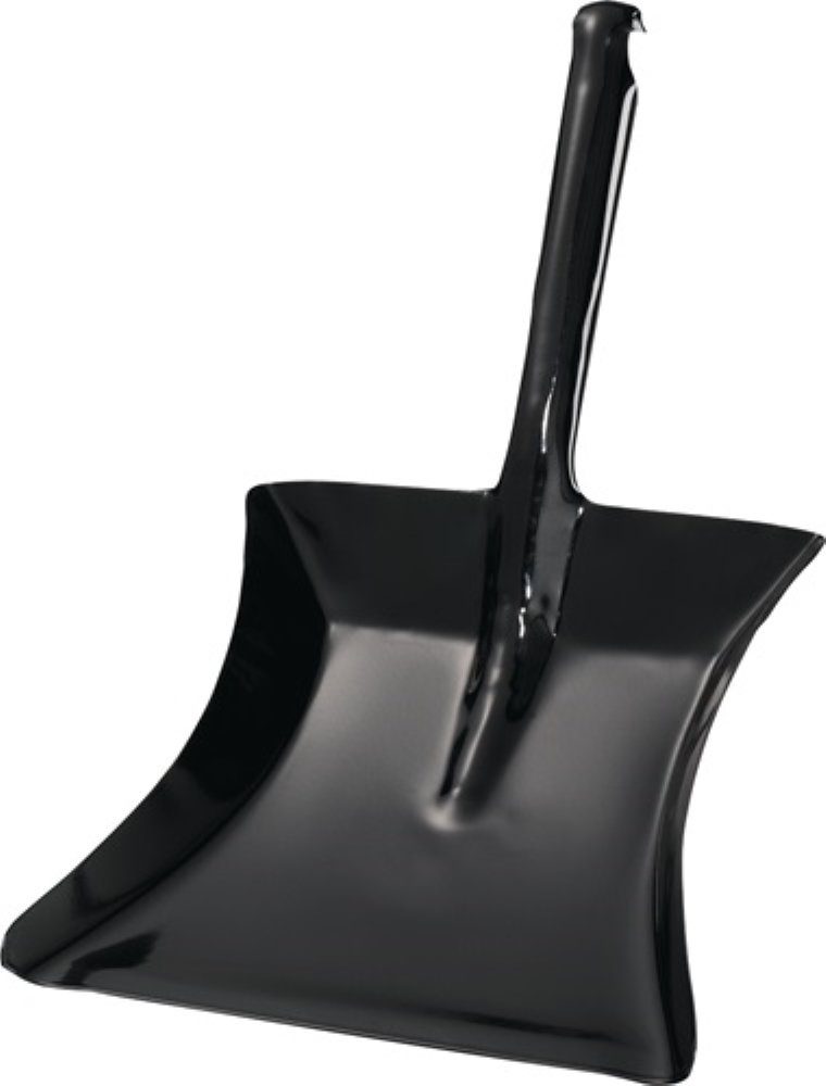 PROMAT Griff 10er Pack Kehrschaufel mit Düllgriff Metall schwarz lackiert Blatt L2