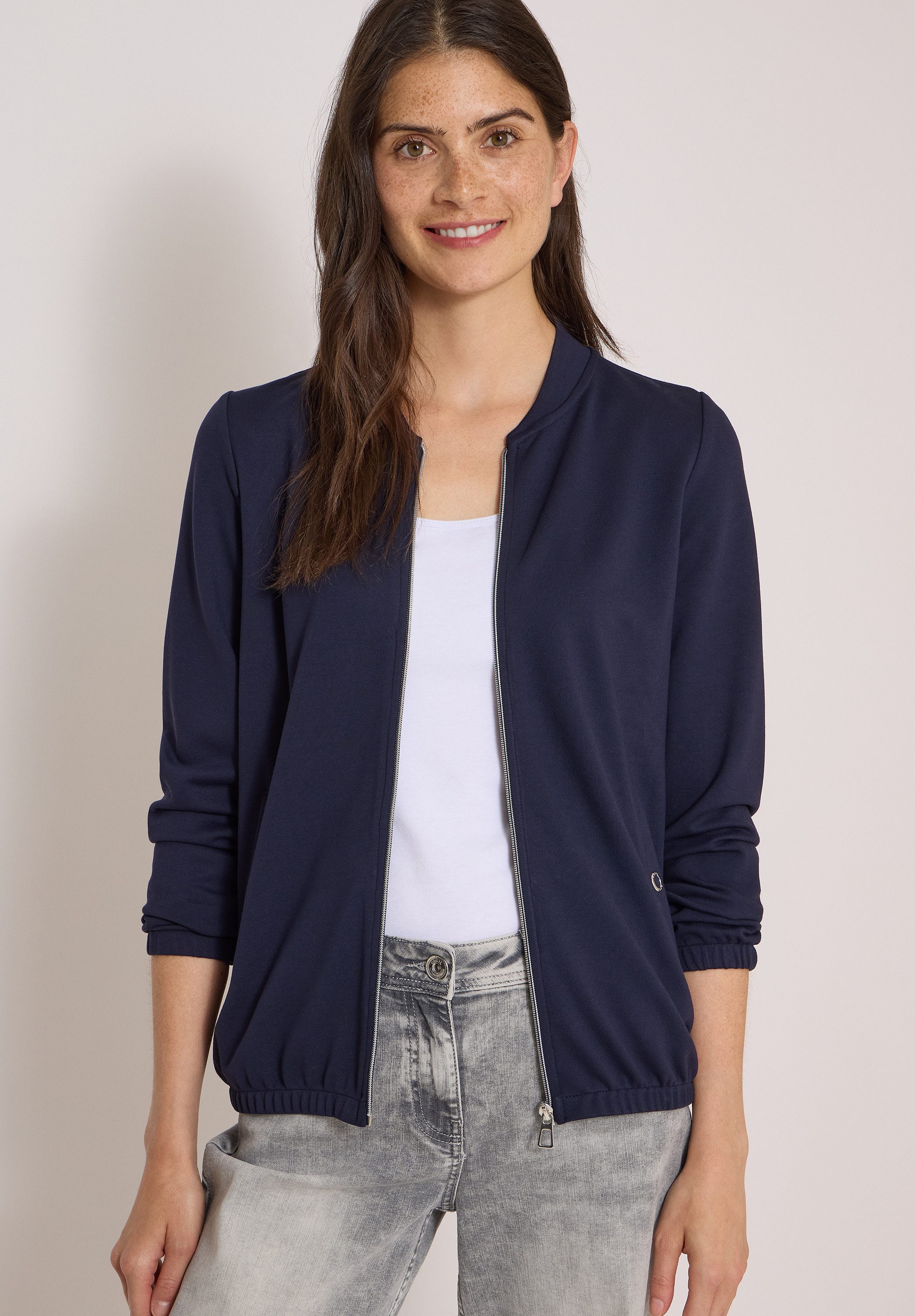 CECIL Cardigan aus stretchigem Viskosematerial