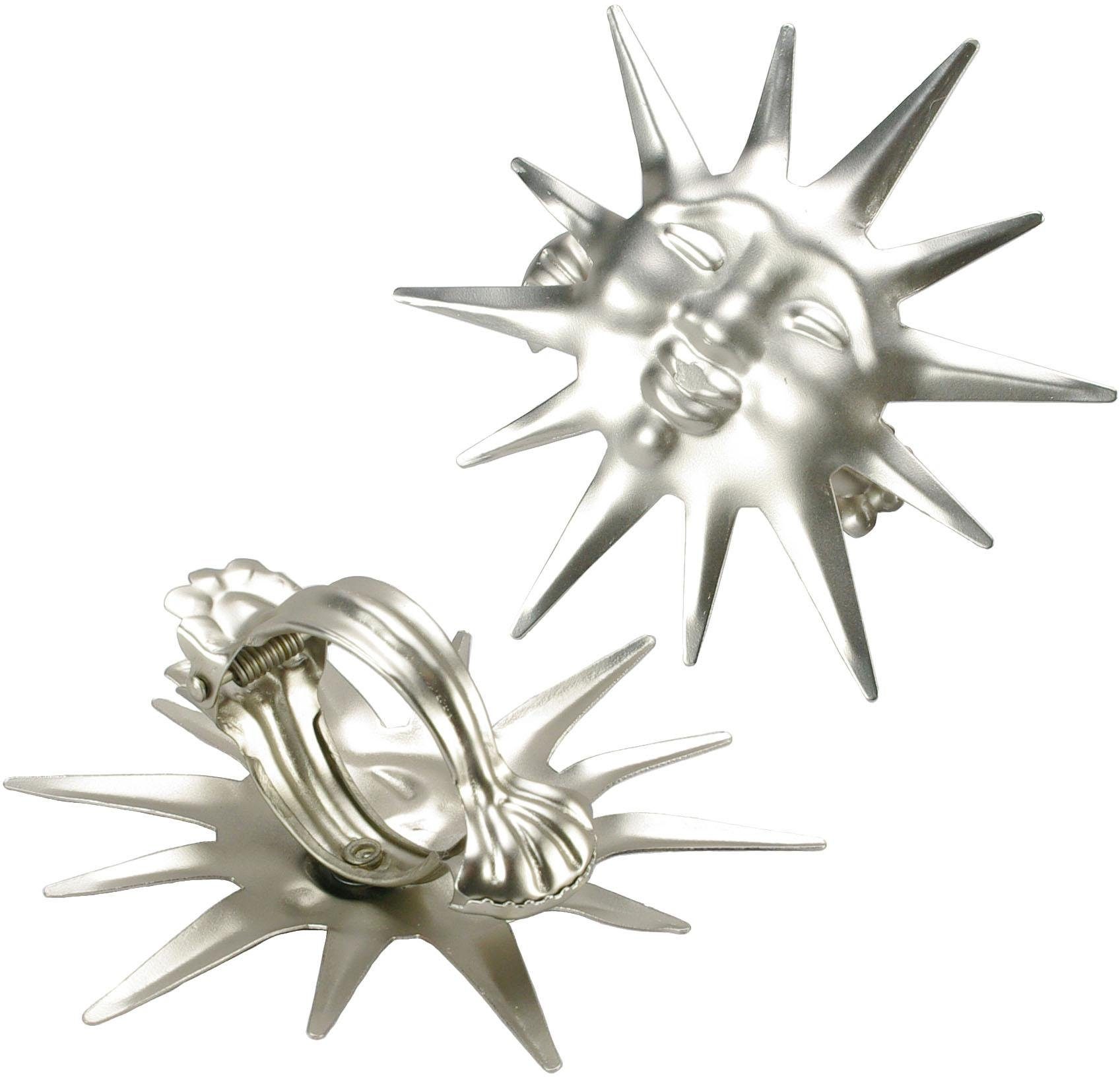 Liedeco Dekoklammer Sonne, Gardinen, Vorhänge, (Packung, 2-St), für Gardinen, Vorhänge