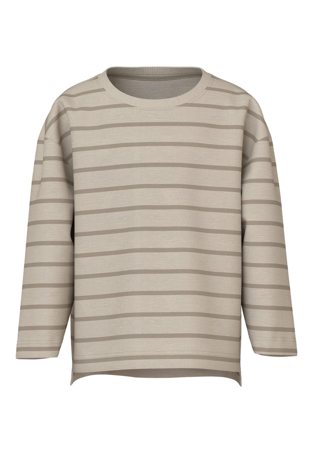 Name It Langarmshirt Gestreiftes Rundhals Tiefe Schultern NMMVOBY LS RLX TOP