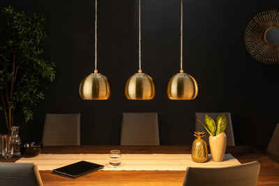 riess-ambiente Hängeleuchte GOLDEN BALL gold, ohne Leuchtmittel, Wohnzimmer · Metall · Esszimmer · Modern Design