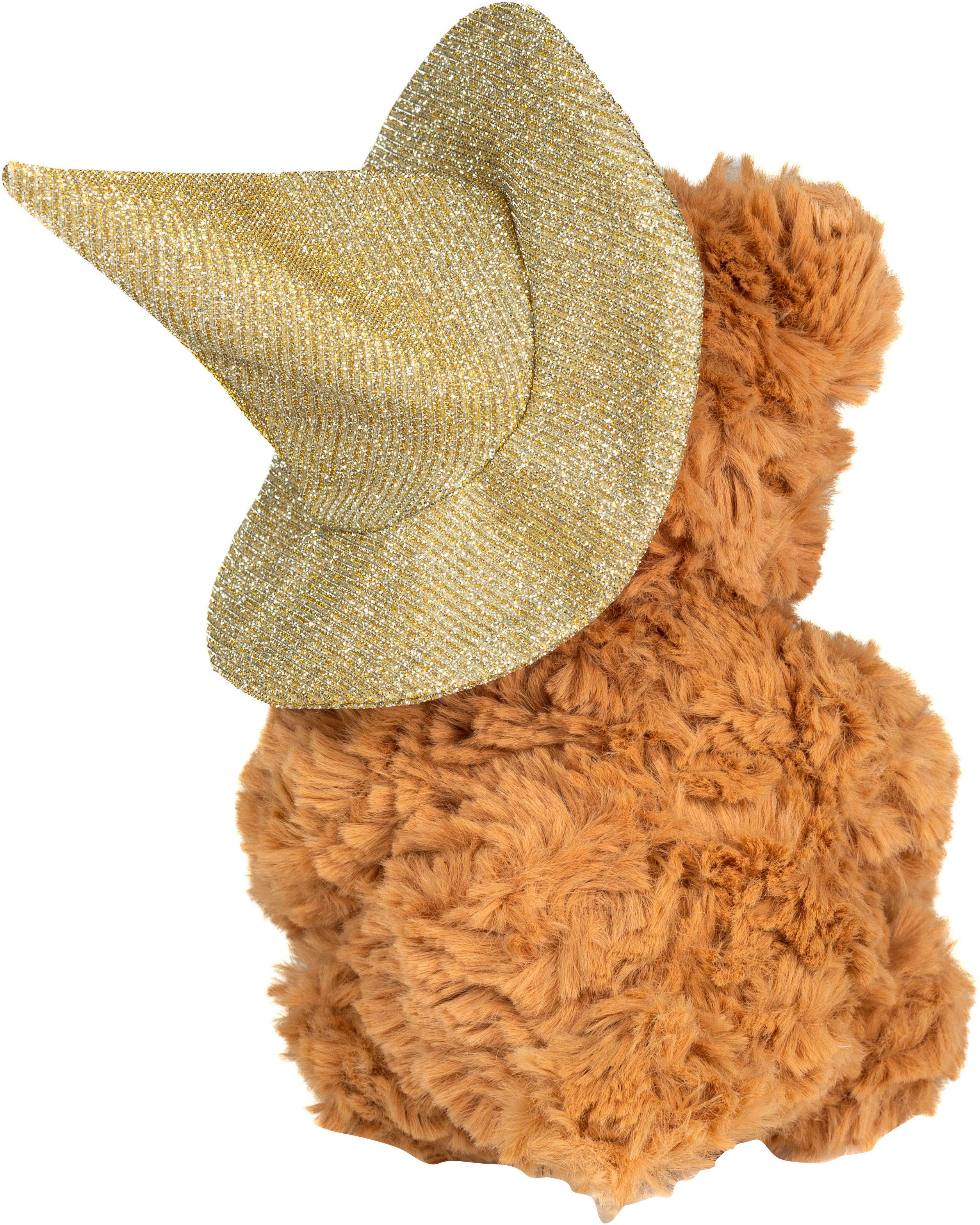 Teddy Hermann® Kuscheltier Halloween Teddy mit Kürbis, 20 cm