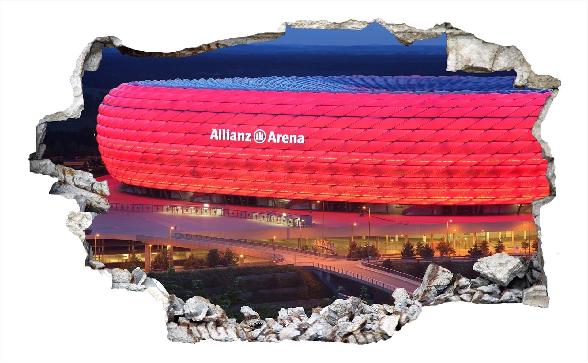 Wall-Art Wandtattoo, Motiv: FCB Arena Allianz