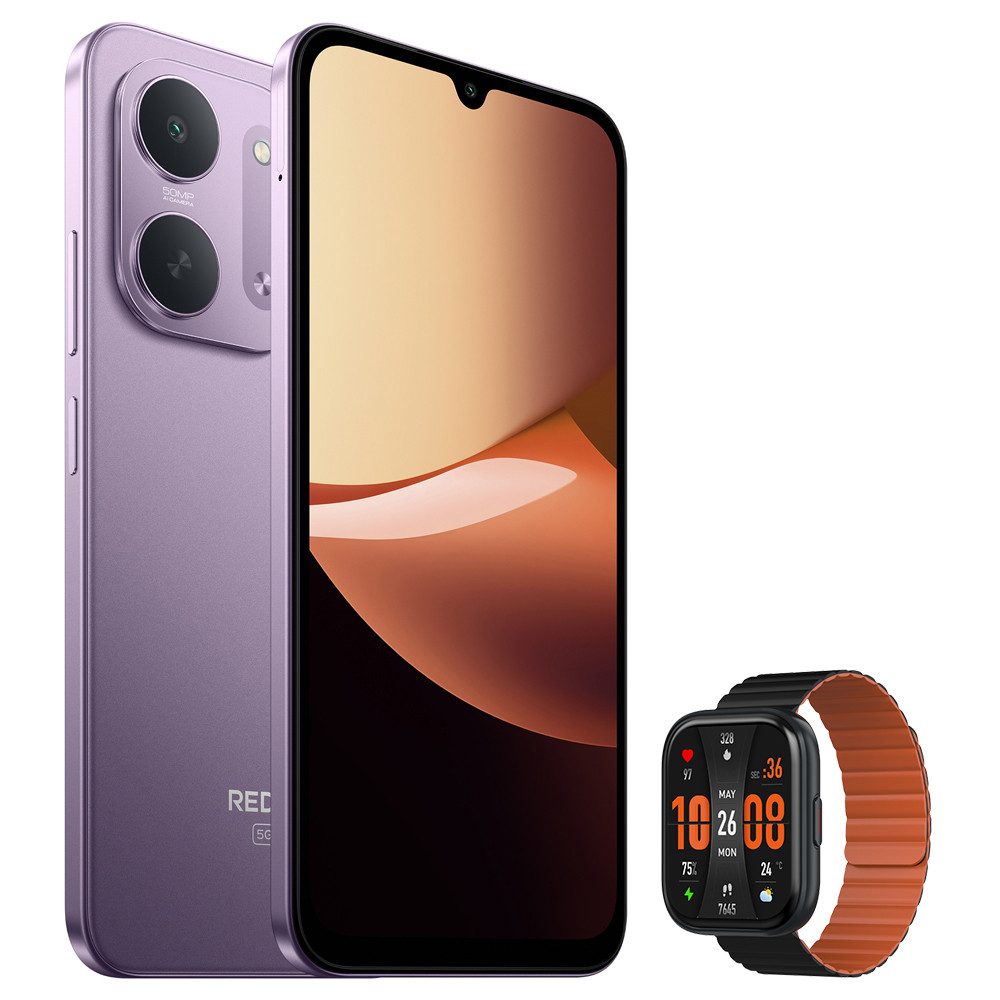 Xiaomi Redmi 17C 5G 4+128GB Smartphone & Smartwatch Handy (17,25 cm, 50 MP Kamera)