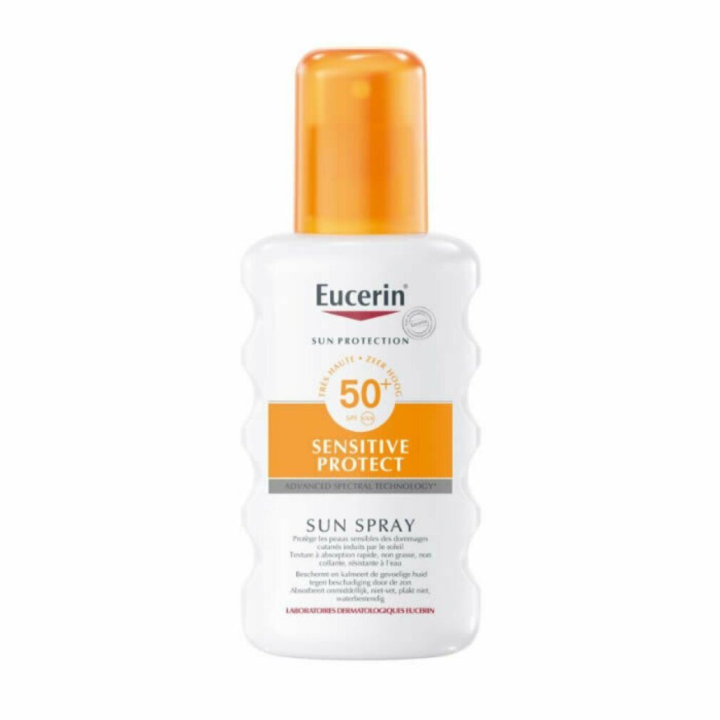 200 Protect SPF50+ ml Sun Spray Körperbürste Sensitive Eucerin Eucerin