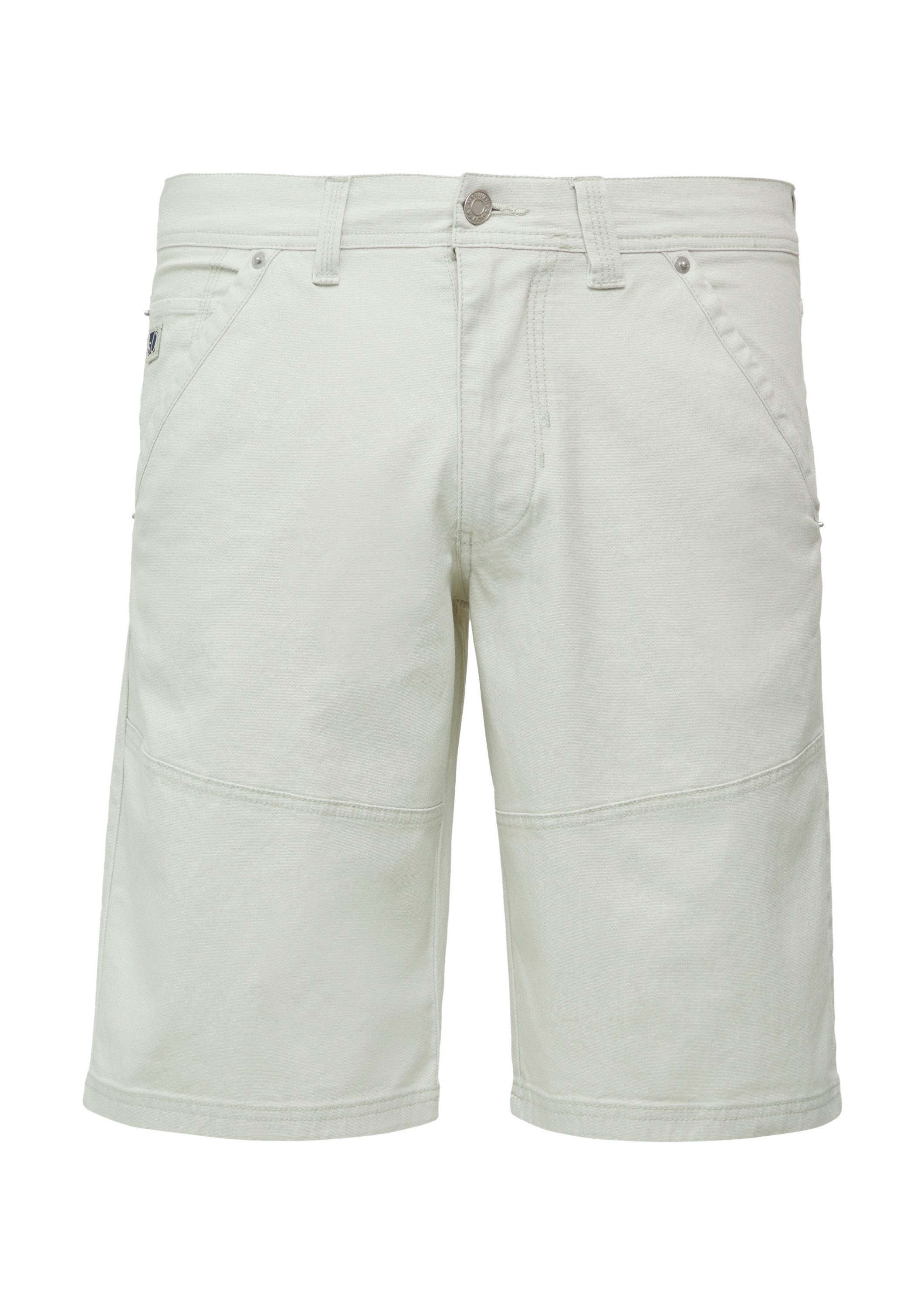 s.Oliver Shorts Bermuda Baumwoll-Bermuda aus Canvas mit Naht-Details günstig online kaufen