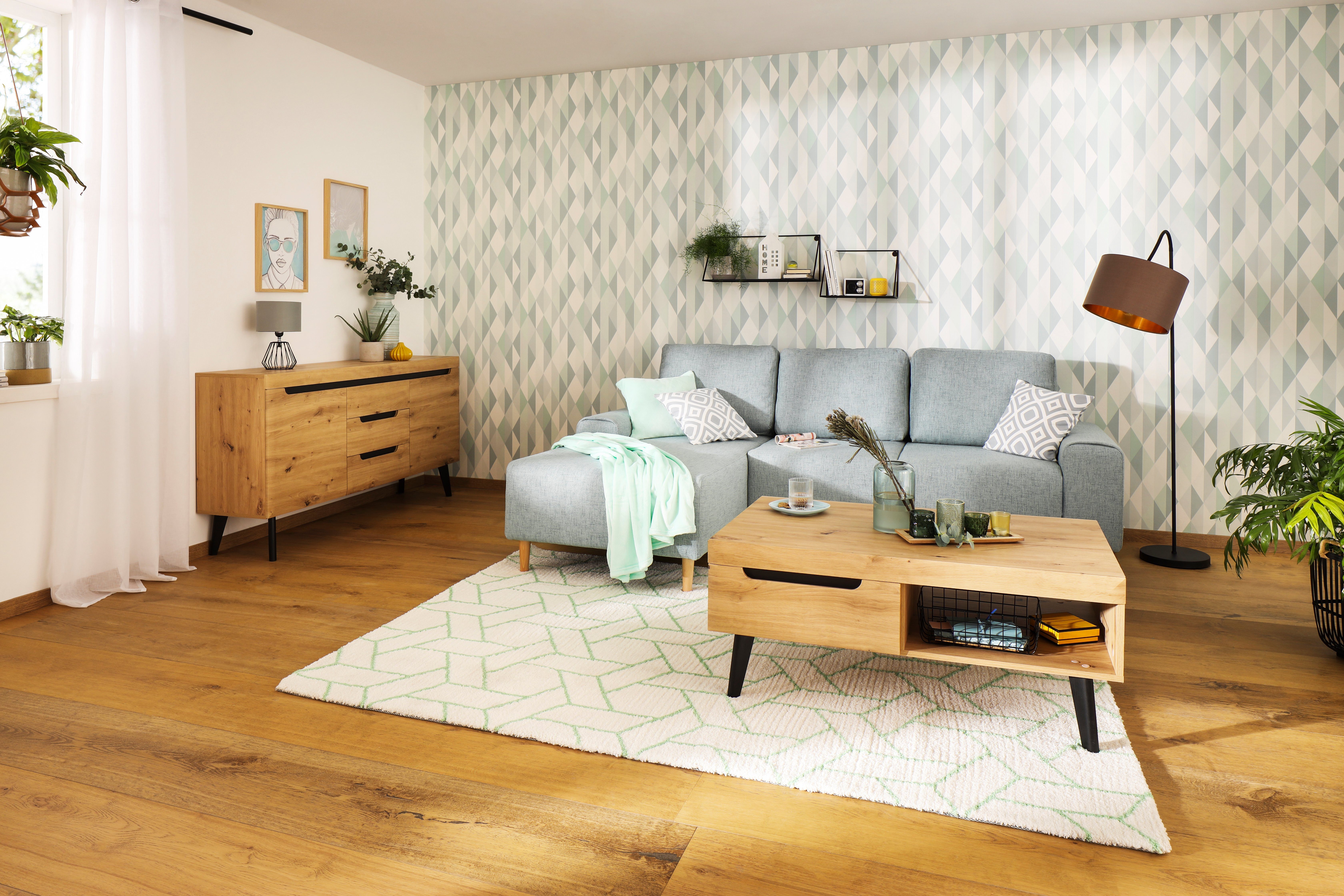 OTTO home Stehlampe Jerrett, ohne Leuchtmittel, Stehleuchte mit flexiblem, schwenkbaren Schirm