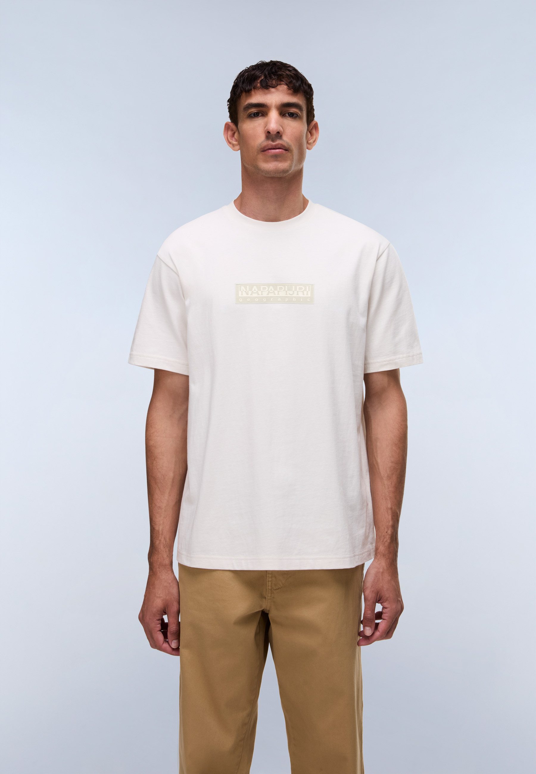 Napapijri T-Shirt BOX LOGO für sportliche Aktivitäten, Kurzarmdesign, Rundh günstig online kaufen