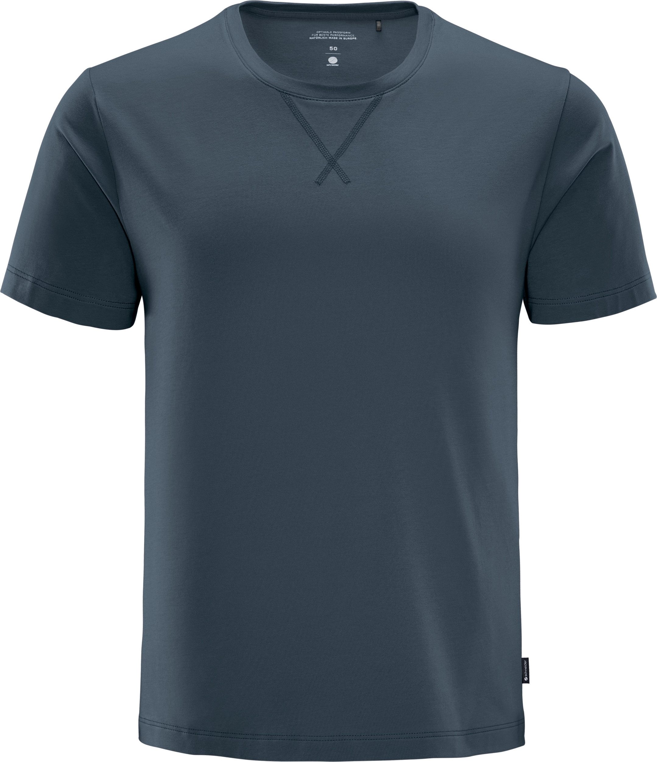 SCHNEIDER Sportswear Kurzarmshirt NEWTONM Herren T-Shirt - steel