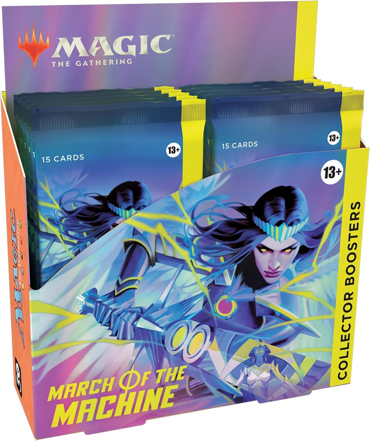 Magic the Gathering Sammelkarte March of the Machine Collector Booster Display Englisch, Includes 12 Booster Packs