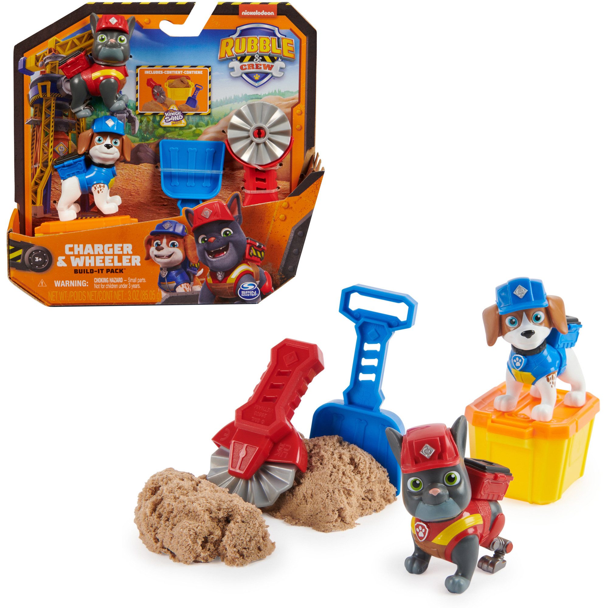 PAW PATROL Spielfigur Spin Master Rubble & Crew - Actionfiguren-Set mit