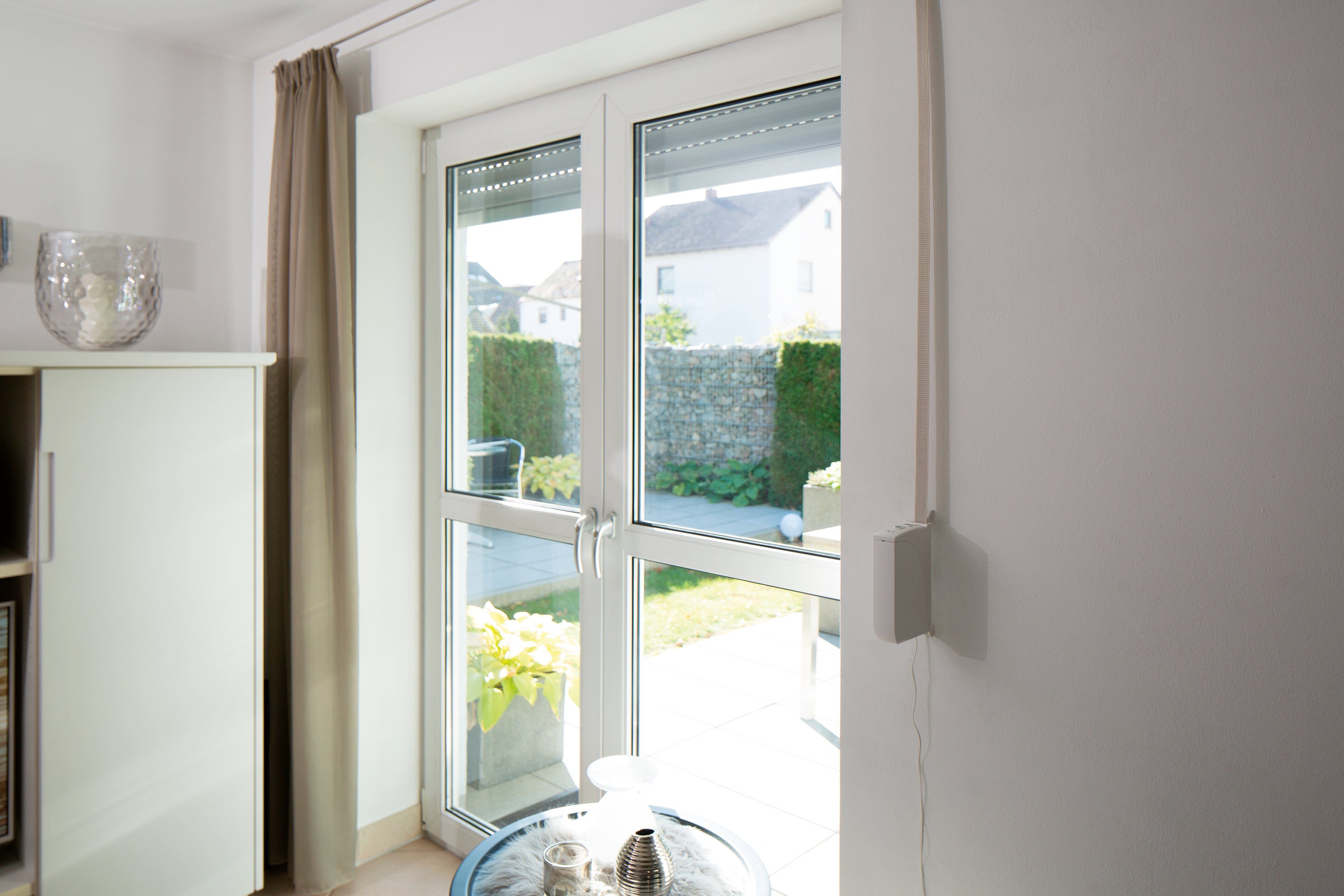 SCHELLENBERG Rollladengurt-Antrieb Aufputz, elektrischer Gurtwickler Rollodrive 35, 1-tlg., bis 4 m² Fläche und 12 kg Zugkraft, Rollladensystem Mini