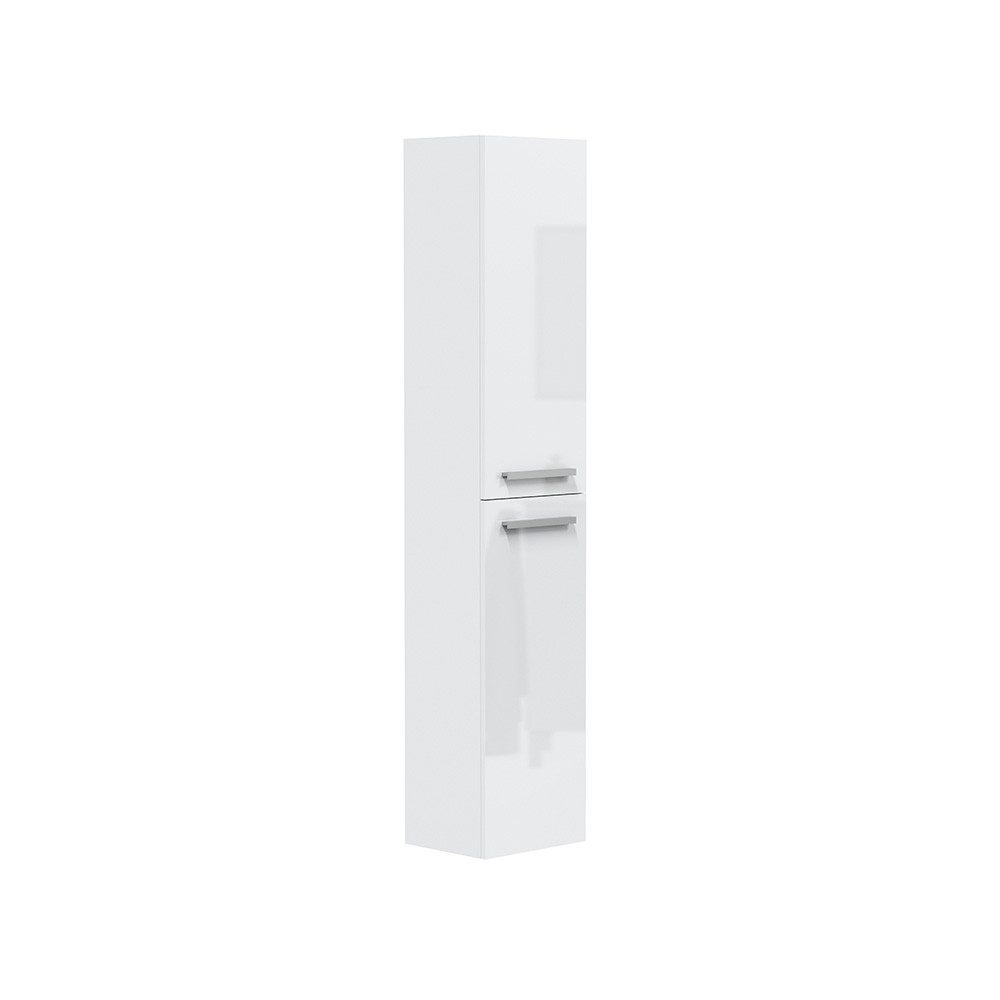 freiraum Hängeschrank ATHENA in Weiß lackiert / weiß glänzend - 30x150x25 (BxHxT)