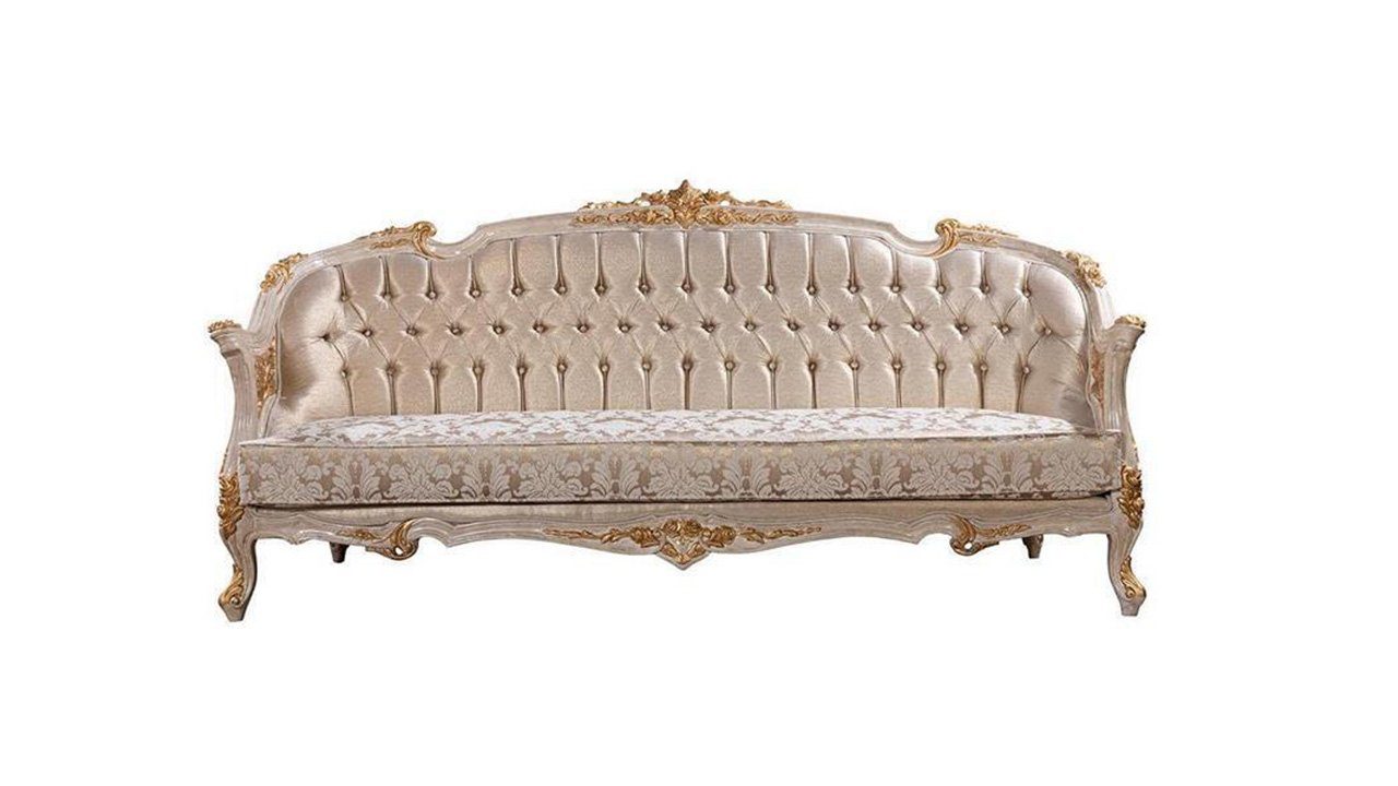 JVmoebel Sofa In Sofagarnitur Klassische Made Barock Sofas, Chesterfield Teile, 2 3+1 Europe Sitzer Luxus