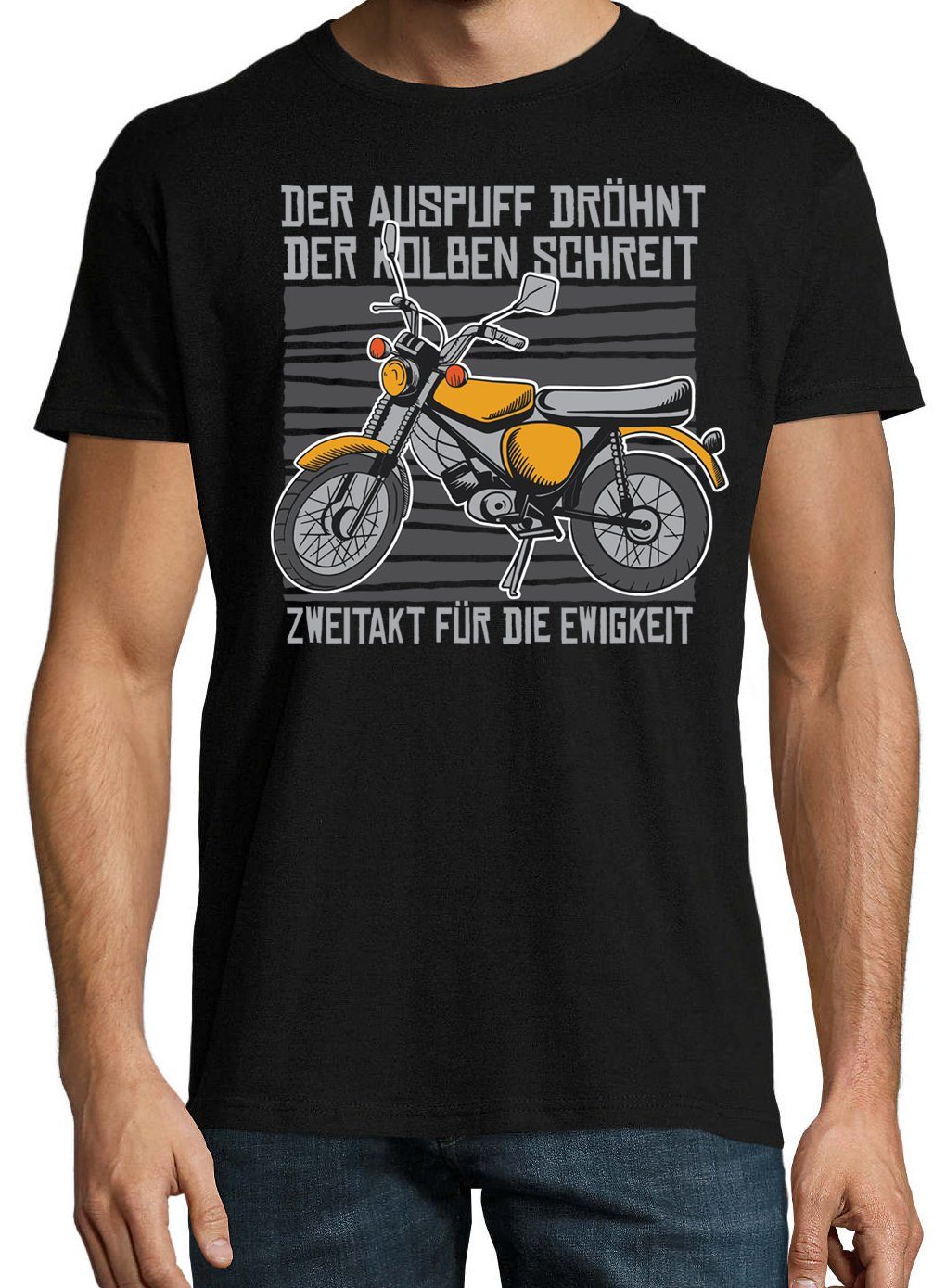 Youth Designz T-Shirt Zweitakt Für Die Ewigkeit Herren Shirt mit trendigem günstig online kaufen