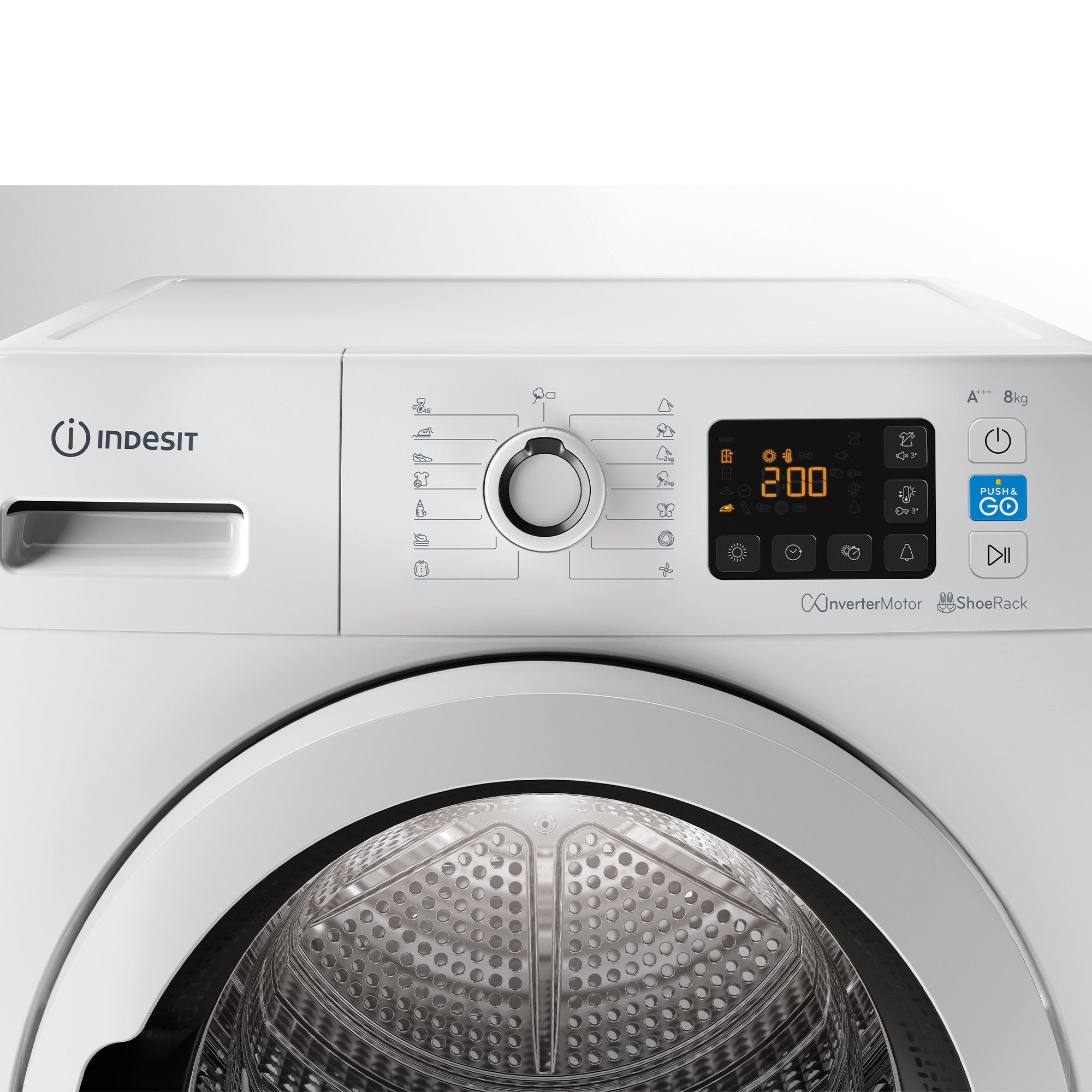 Indesit Wärmepumpentrockner YT M11 83K RX EU, Knitterschutz, EasyCleaning-Filter, Baby & Feines