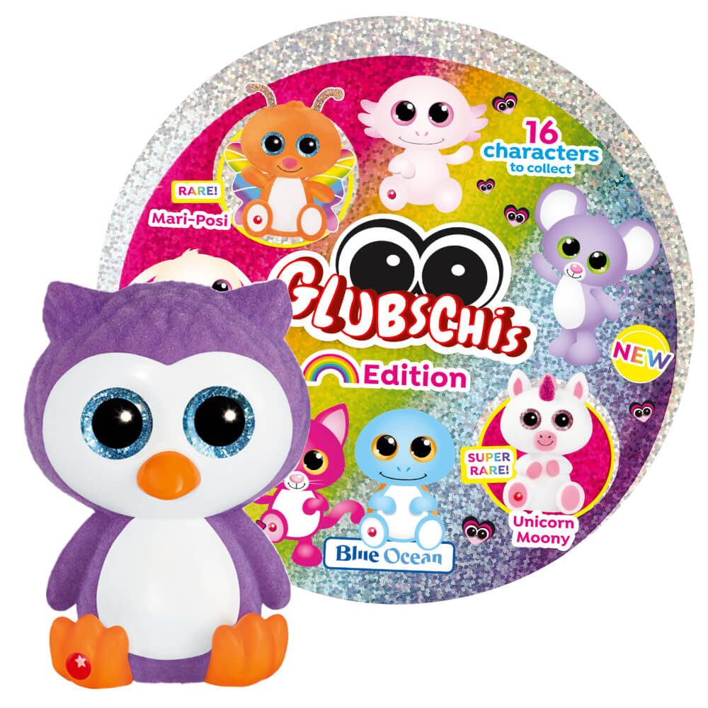 Blue Ocean Spielfigur Glubschis Sammelfiguren Rainbow Serie 6 - Glubschi Glitzer Figur, - Figur Jolina