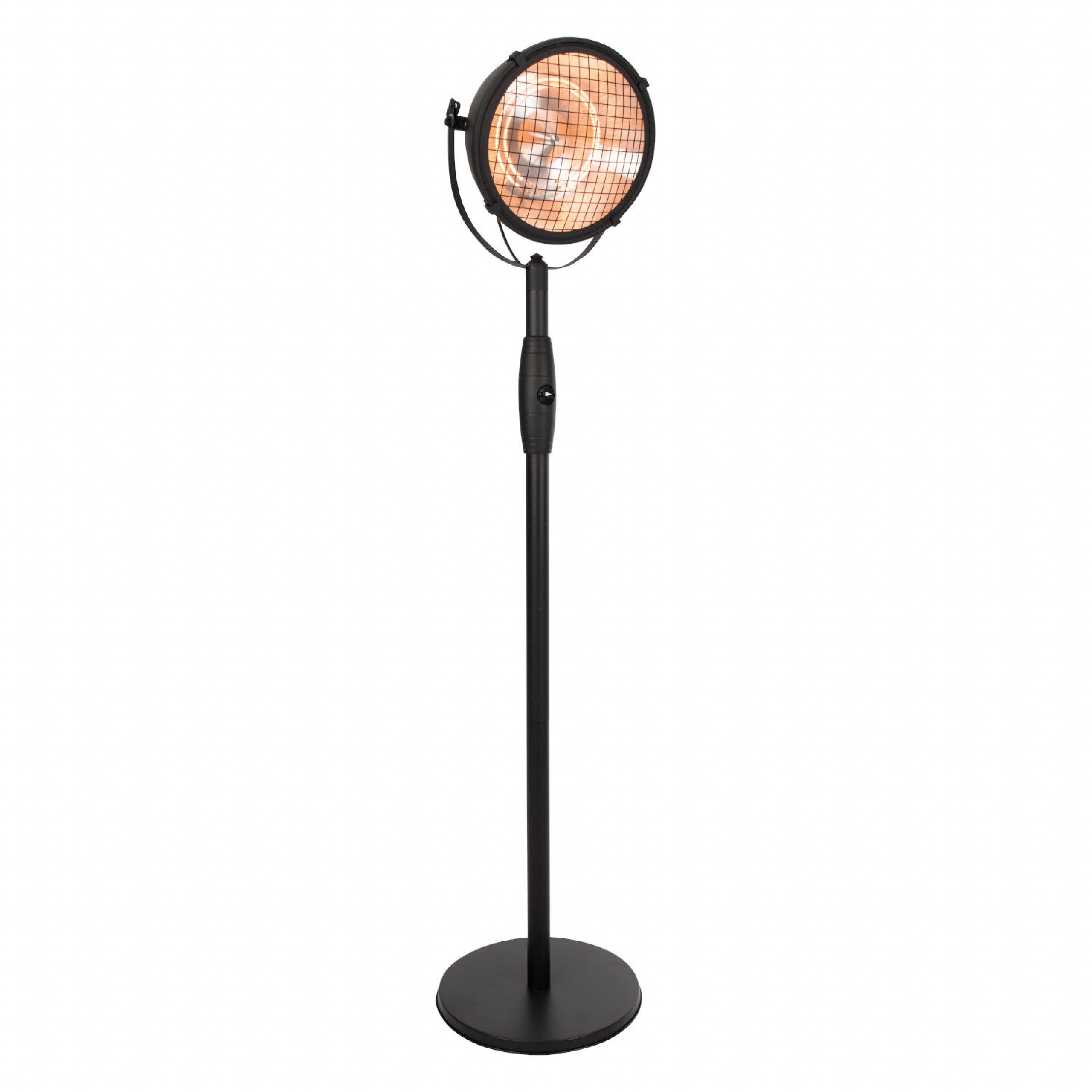 SUNRED® heat systems Heizstrahler SUNRED® Stand-Infrarot-Heizstrahler Indus II Bright Standing Black