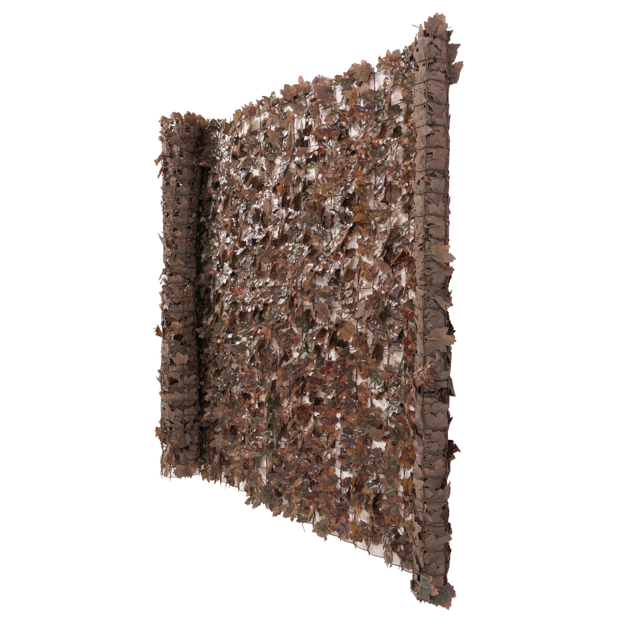 PROREGAL® Balkonsichtschutz Balkonsichtschutz 100x300x1cm Windschutz Verkleidung Ahorn Braun