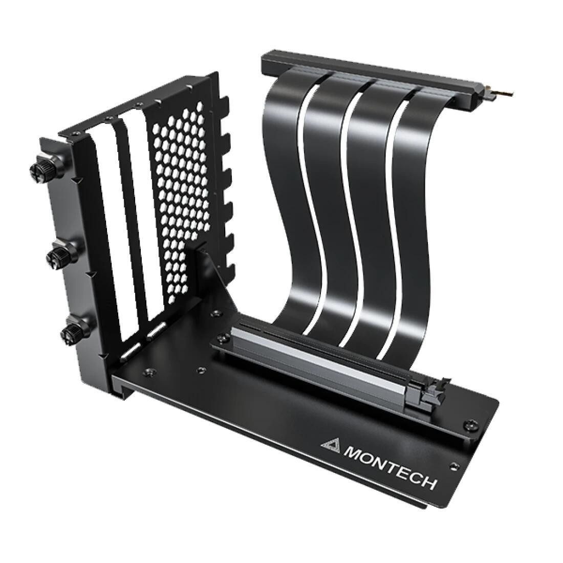 MONTECH PC-Gehäuse Vertikales GPU Mounting Kit, PCIe 4.0 Riser-Kabel