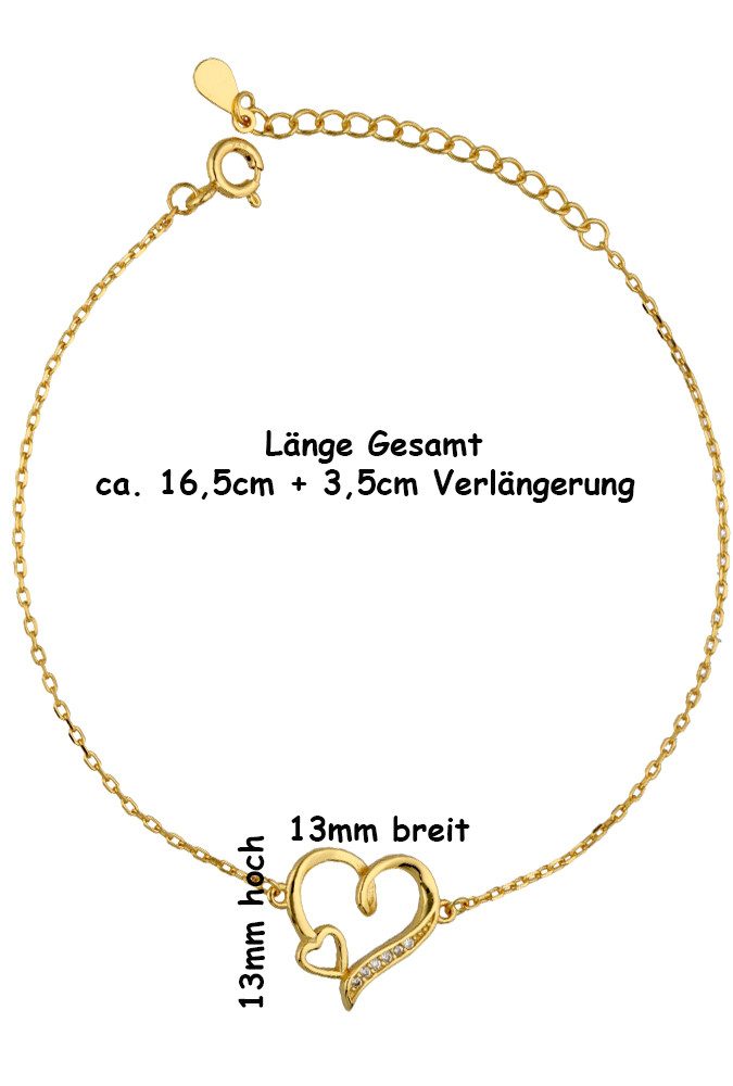 Limana Armband verstellbar 925 Silber Gold günstig online kaufen