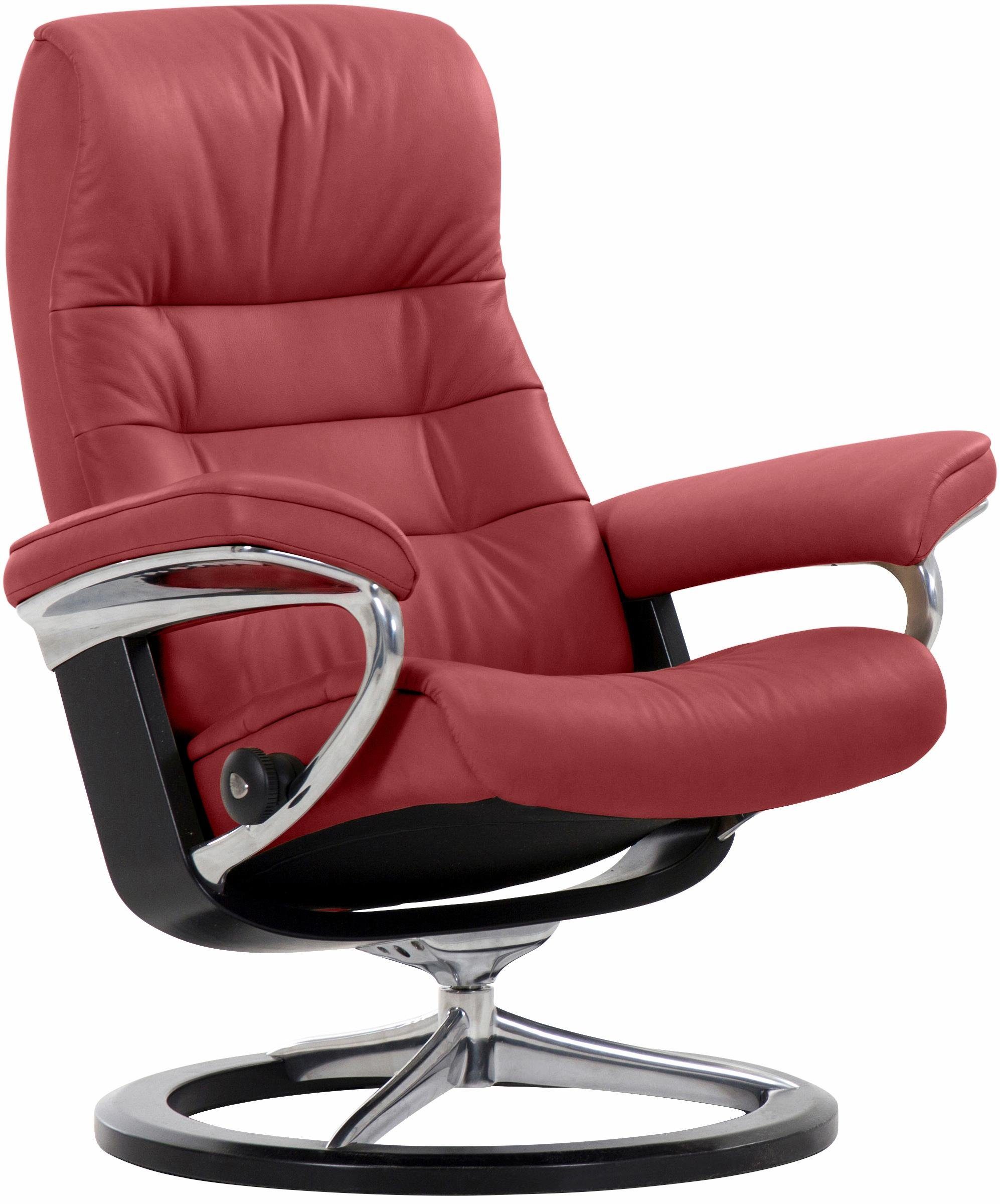 Relaxsessel ohne mit Größe Schlaffunktion, Hocker mit Base, Signature Opal, M, Stressless®