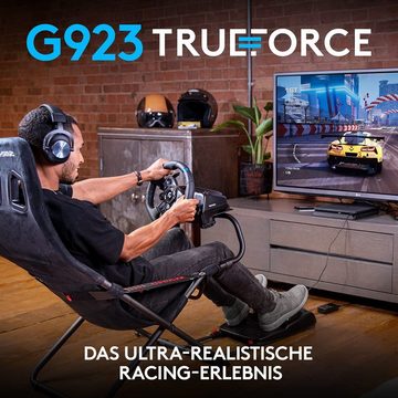 Logitech G923 Trueforce für PlayStation und PC + Logitech Driving Force Shifter Gaming-Controller