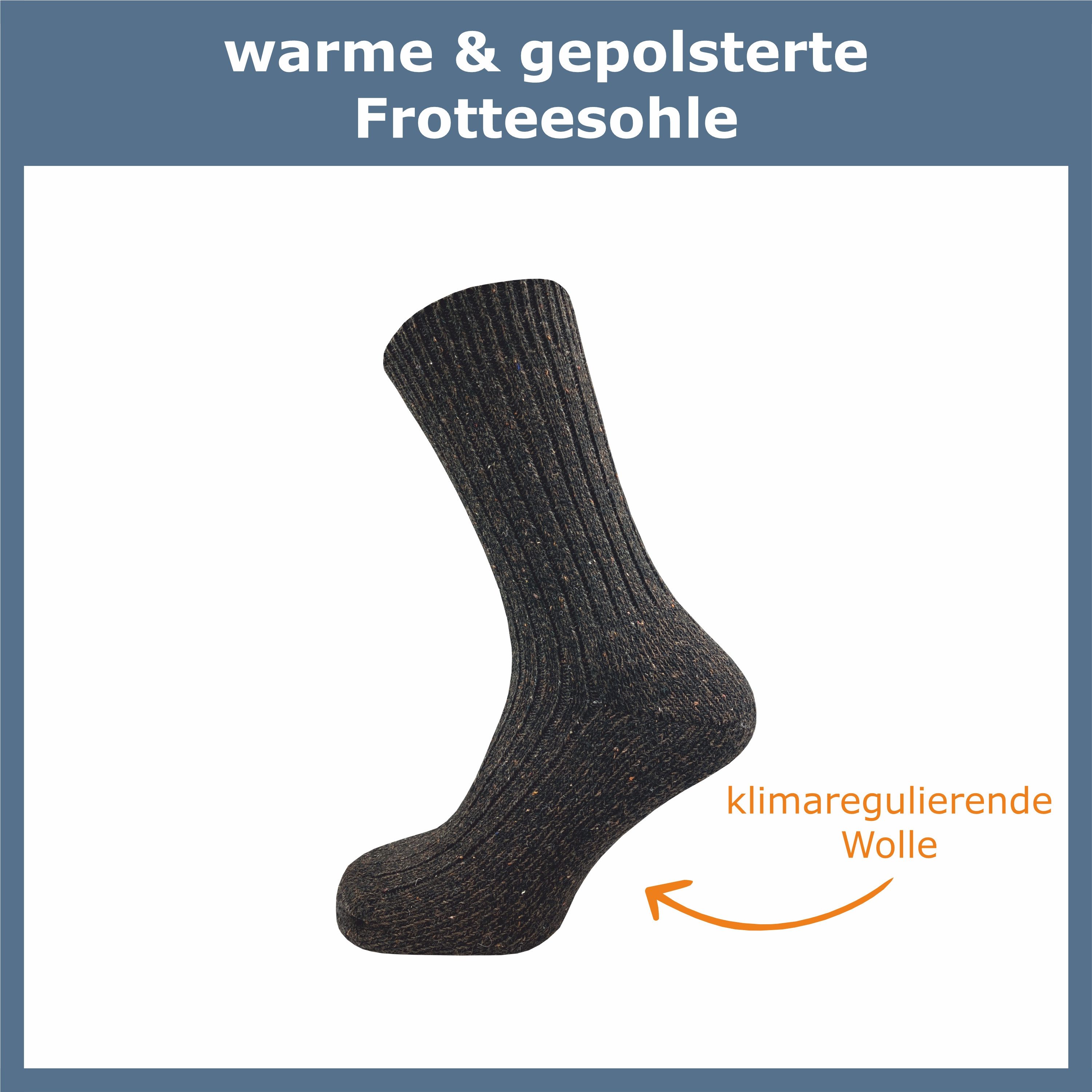 GAWILO Norwegersocken aus Wolle für Herren - extra warm & dick (6 Paar) The günstig online kaufen