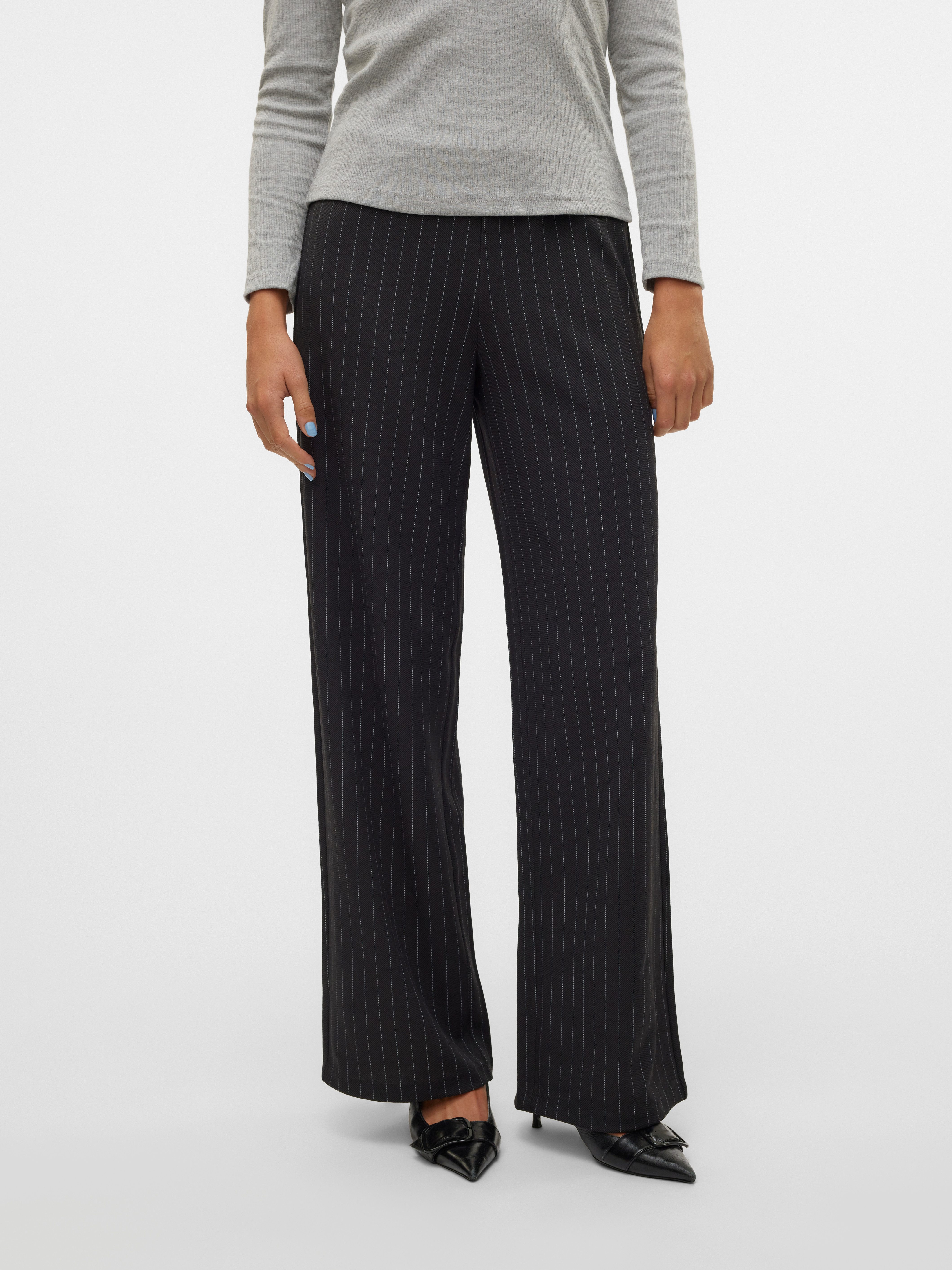 Vero Moda Schlupfhose VMBERLIN MY MW WIDE PRINT PANT NOOS günstig online kaufen