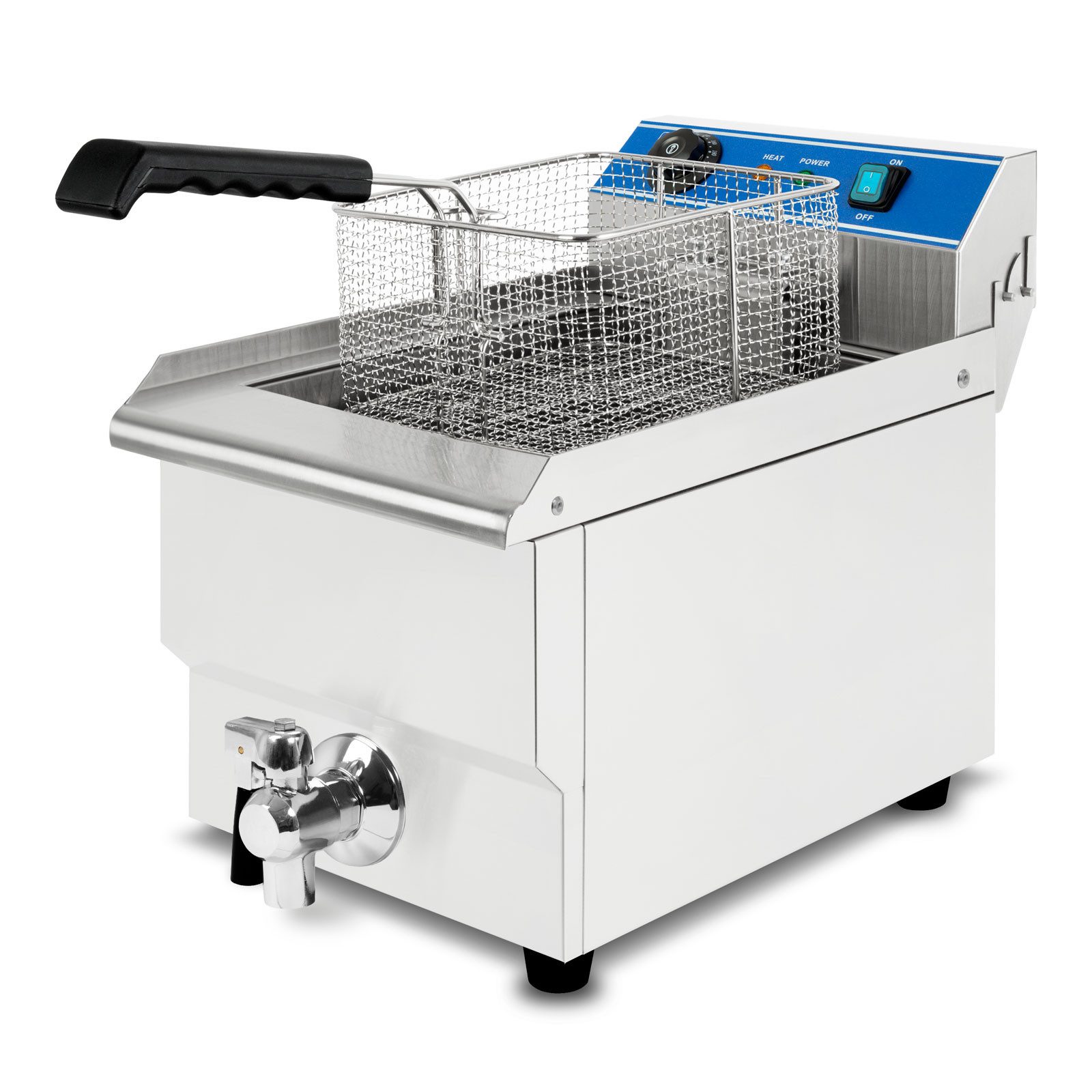 vertes Fritteuse, 3000 W, 50-200°C, 3000W, 230V, Kaltzonenprinzip
