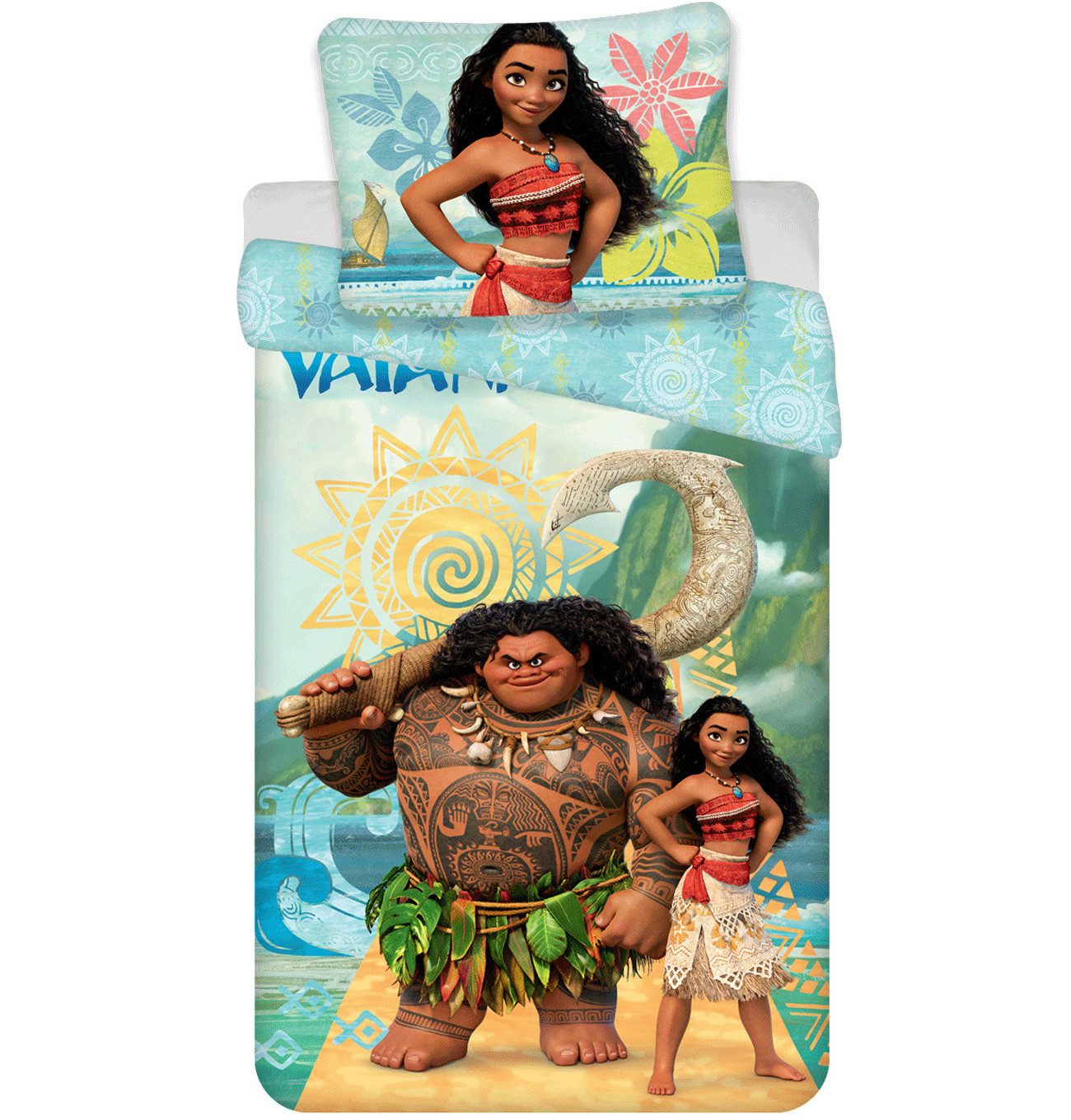 Disney Vaiana Bettwäsche Disney Vaiana Moana Bettwäsche Eiskönigin Bettdeck günstig online kaufen