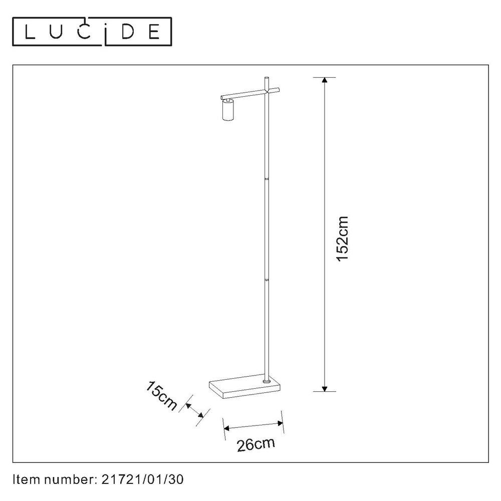 Standlampe enthalten: E27, Leuchtmittel Nein, Schwarz Leanne Stehlampe, Stehleuchte click-licht in warmweiss, keine Angabe, Stehlampe