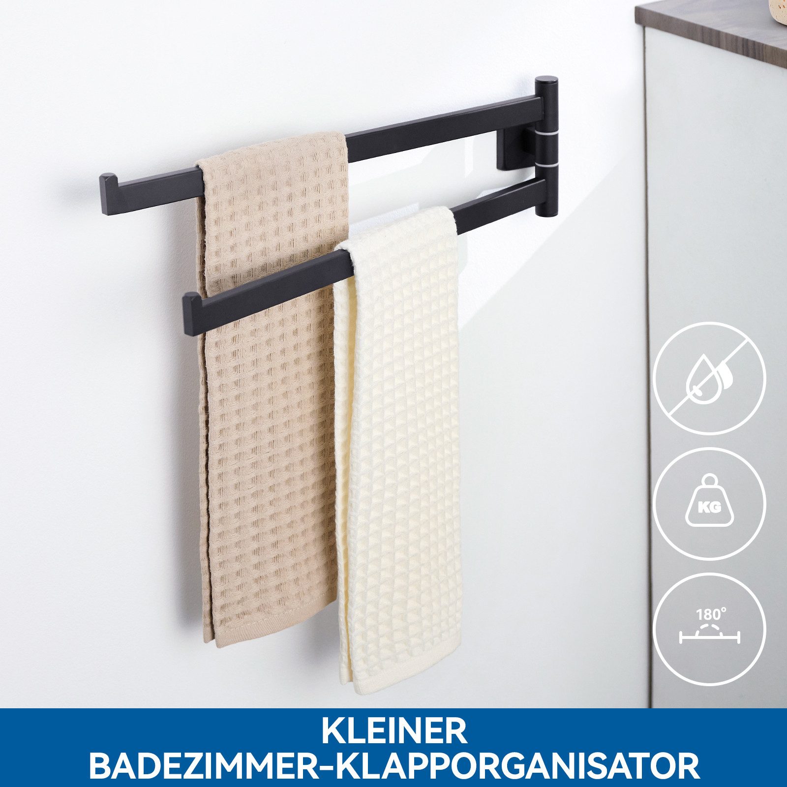 Auralum Max Handtuchhalter 40 cm Edelstahl günstig online kaufen