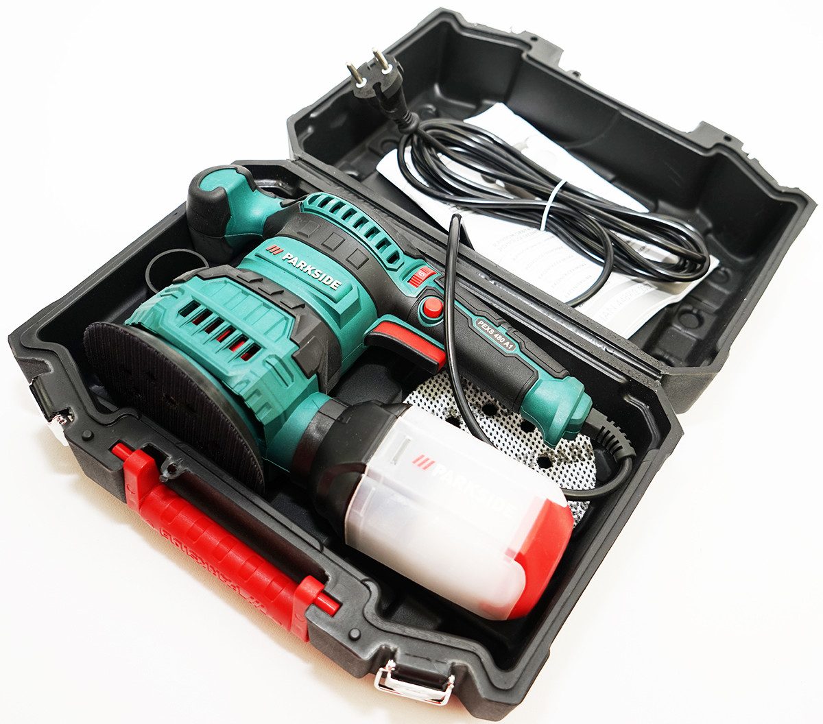 Parkside Exzenterschleifer PEXS 480 A1, 480W, Schleifmaschine, Schleifer, Schleifgerät