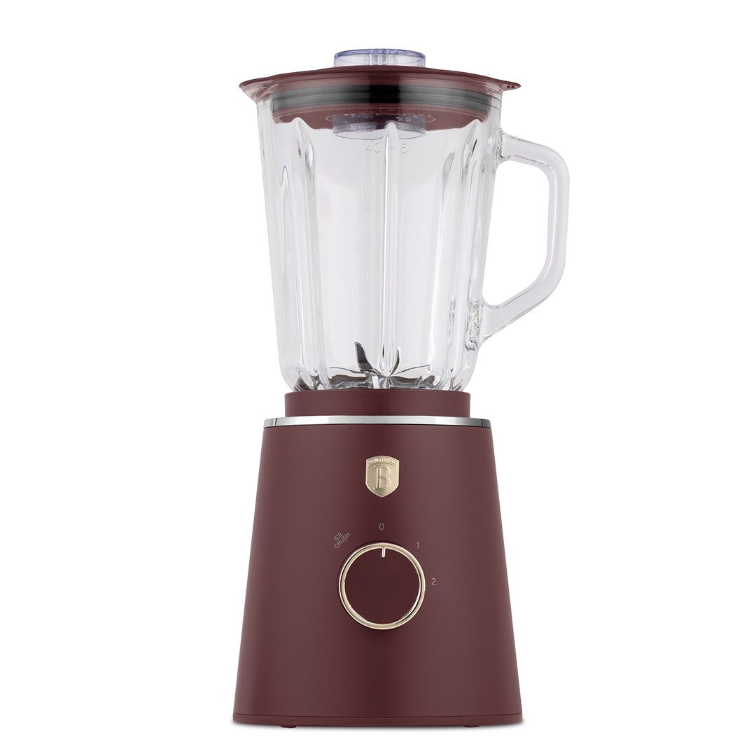 BerlingerHaus Standmixer BH 9818, 1000 W, 1,5 L Glasbehälter, 1000 W, Ice-Crush Funktion, Edelstahlmesser