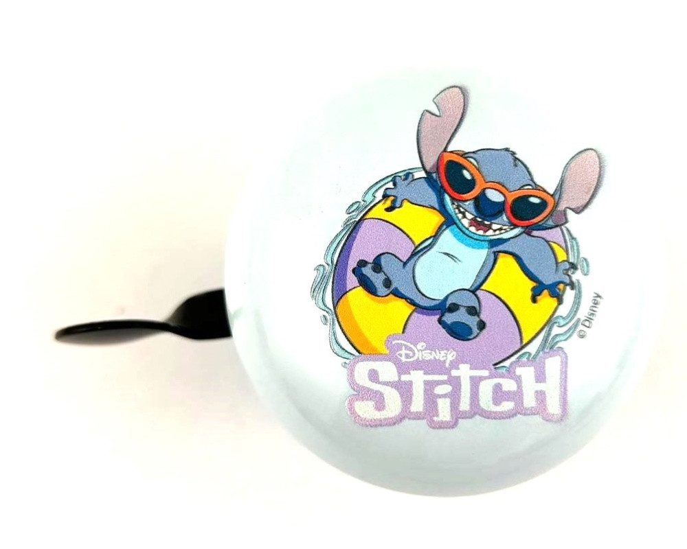 Seven Polska Fahrradklingel Disney 2-Klang "STITCH", Ø 60mm, Retro Bell