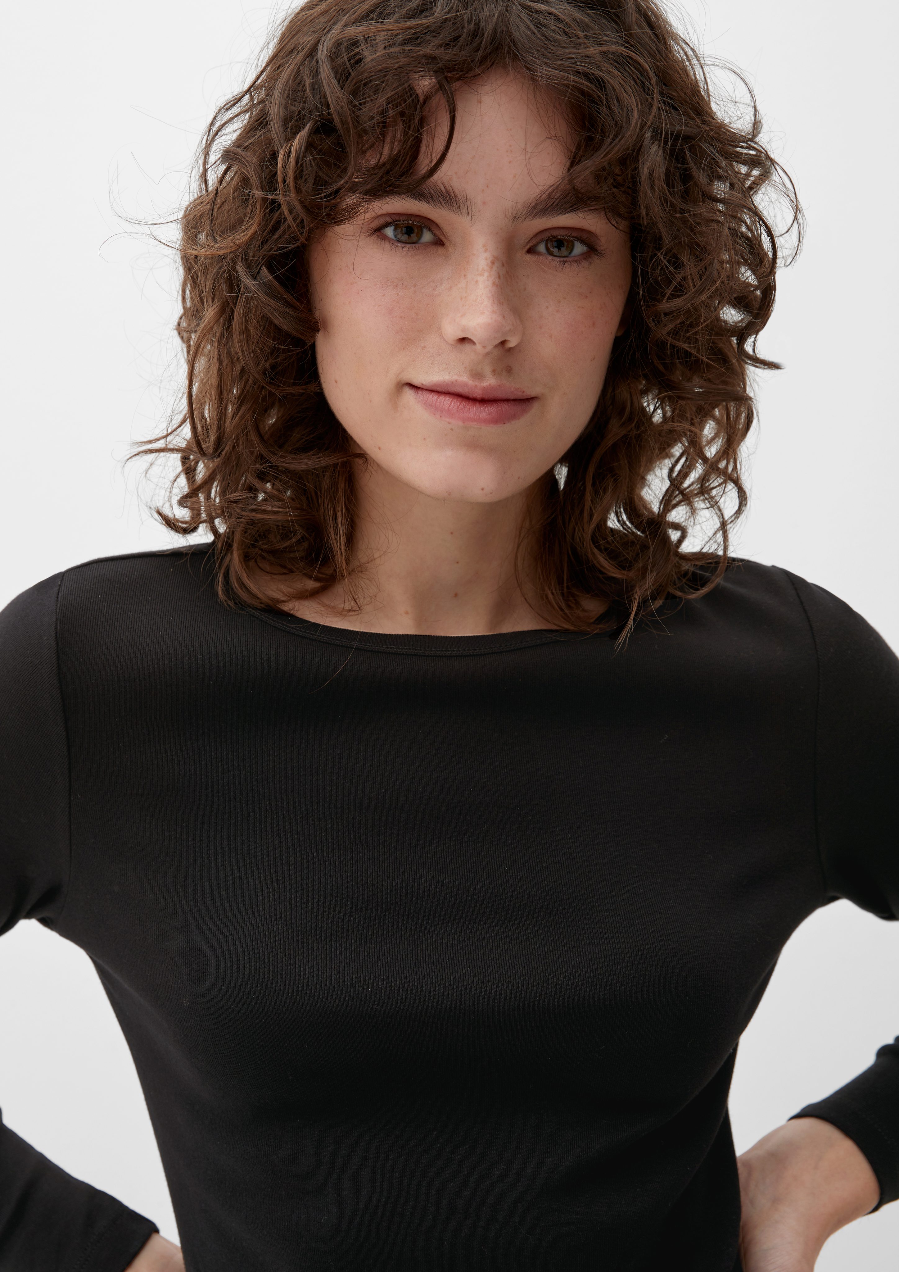 s.Oliver Langarmshirt Longsleeve mit Rippstruktur im günstig online kaufen
