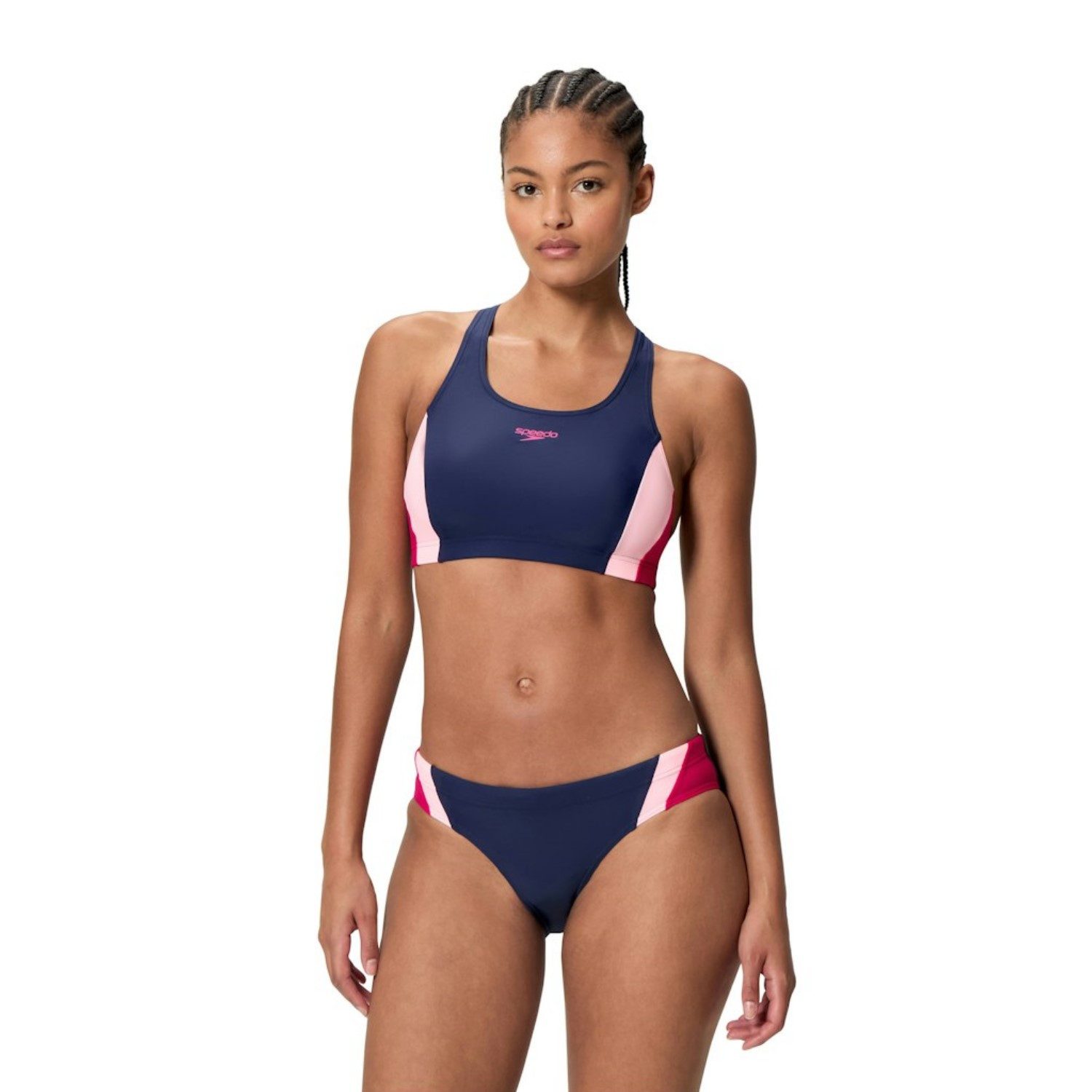 Speedo Tankini Bikini Colorblock