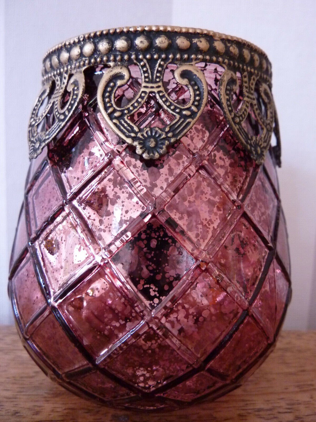 Taschen4life Windlicht Glas 602 Set), Stück) chic Shabby Stück Stil rot (3er & (3 Bohemien 3 Windlichte, Windlicht Teelichthalter, orientalische Indien