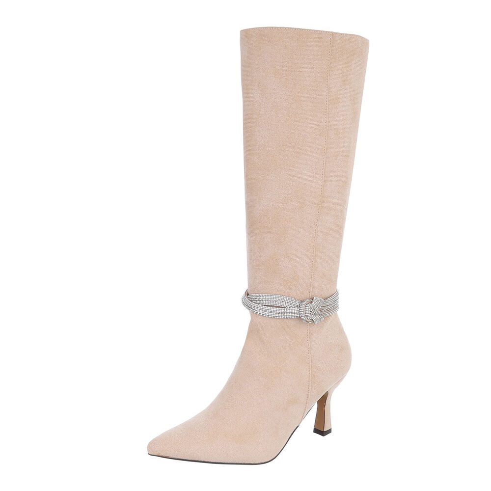 Ital-Design Damen Elegant High-Heel-Stiefel (87108681) Pfennig-/Stilettoabs günstig online kaufen