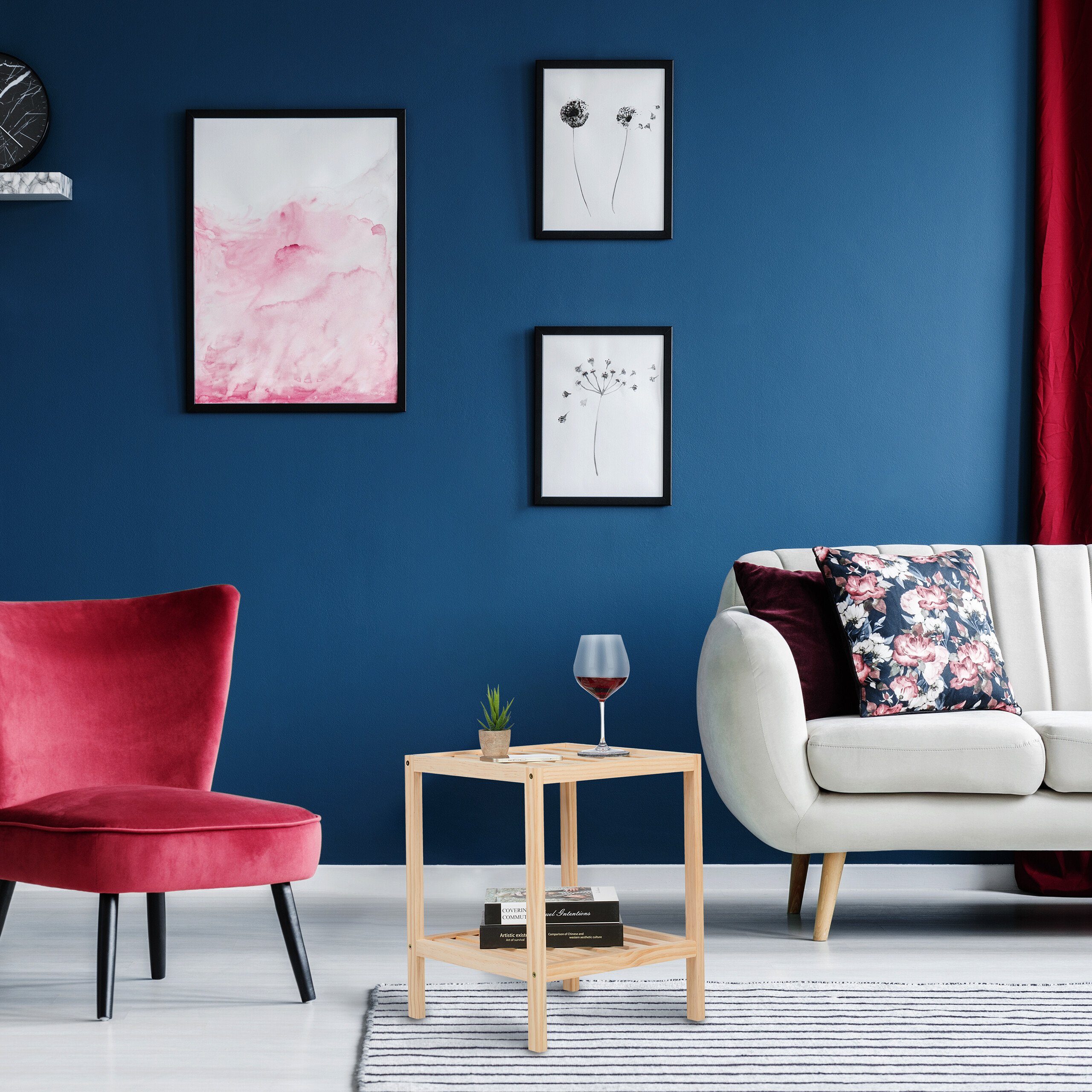 relaxdays Beistelltisch aus Holz günstig online kaufen