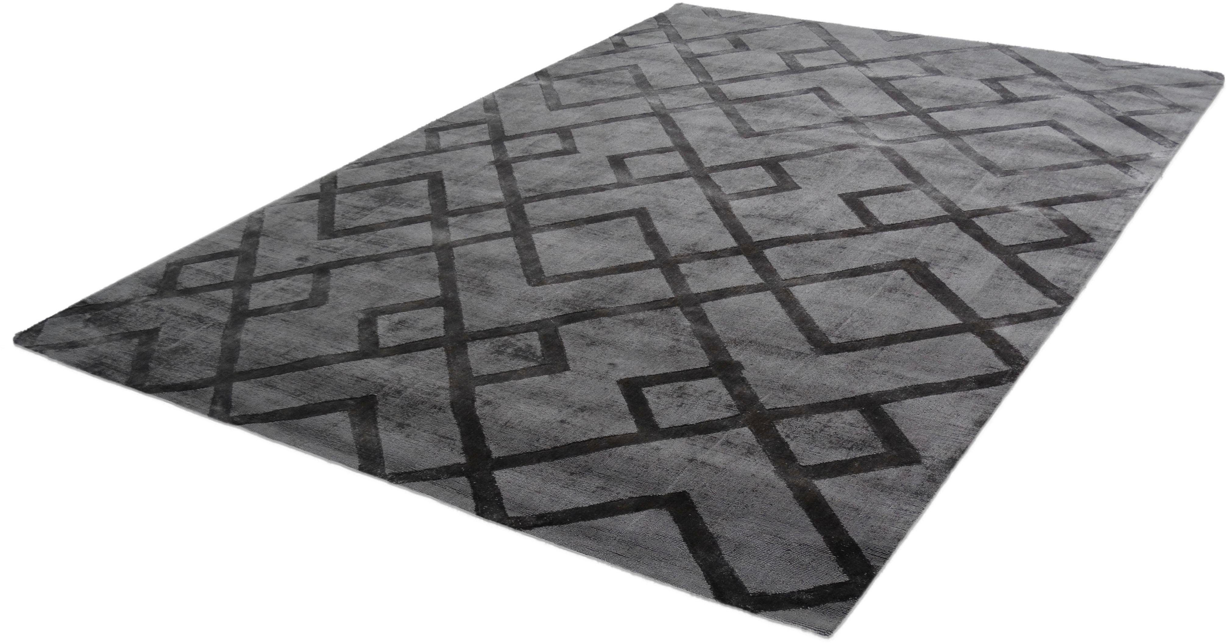 calo-deluxe Teppich Viteox 310, rechteckig, Höhe: 13 mm, Viskose, Kurzflor, Wohnzimmer