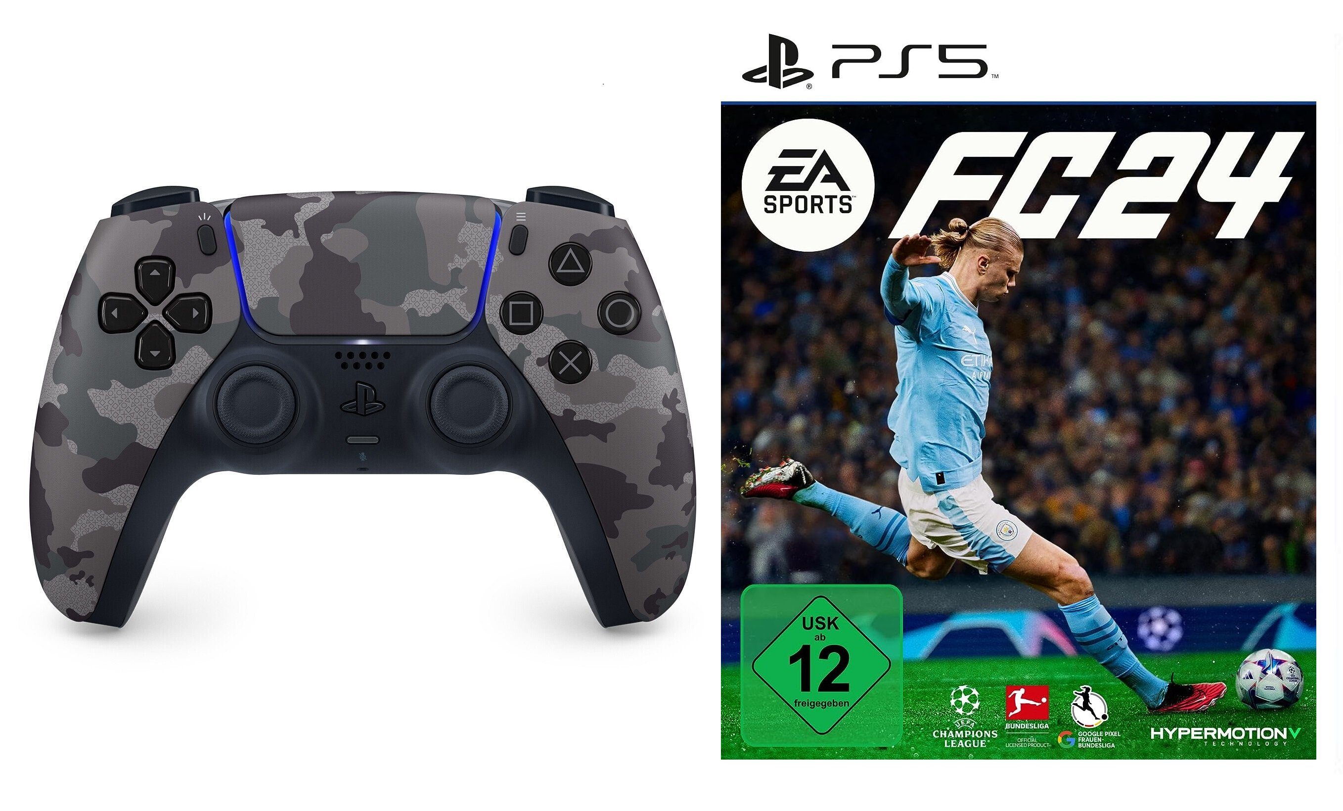 Playstation PS5 Контроллеры + FC 24 (FIFA 24) Bundle DualSense Wireless-Controller (Set)