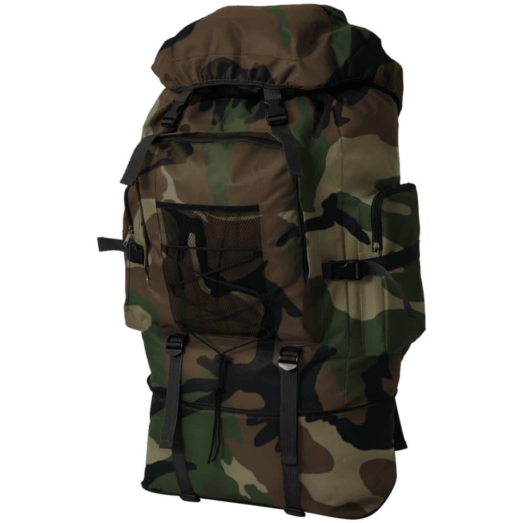 vidaXL Rucksack Rucksack Armee-Stil XXL 100 L Tarnmuster (1-tlg)