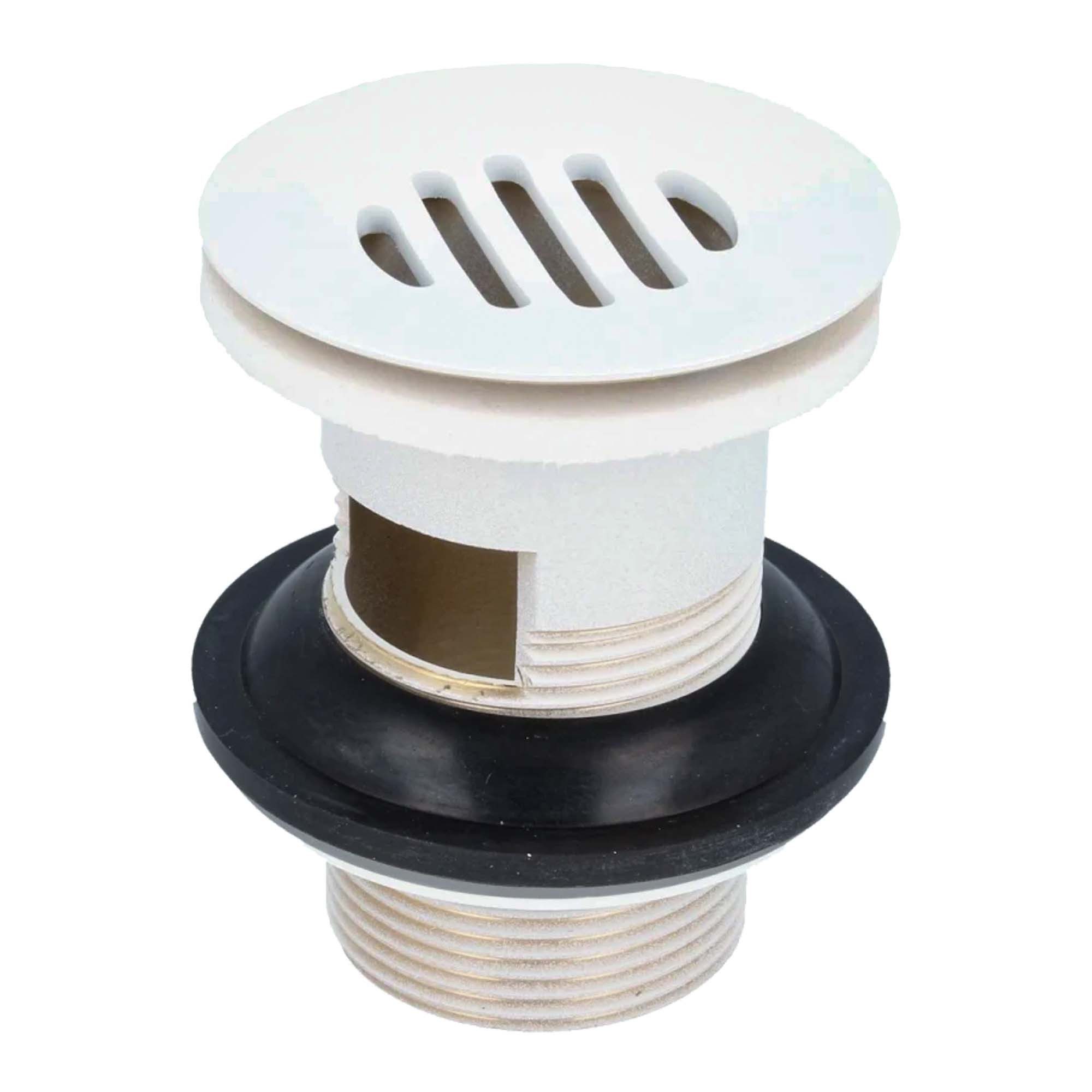 tecuro Ablaufventil Universal Schaftventil - für Waschbecken mit / ohne Überlauf