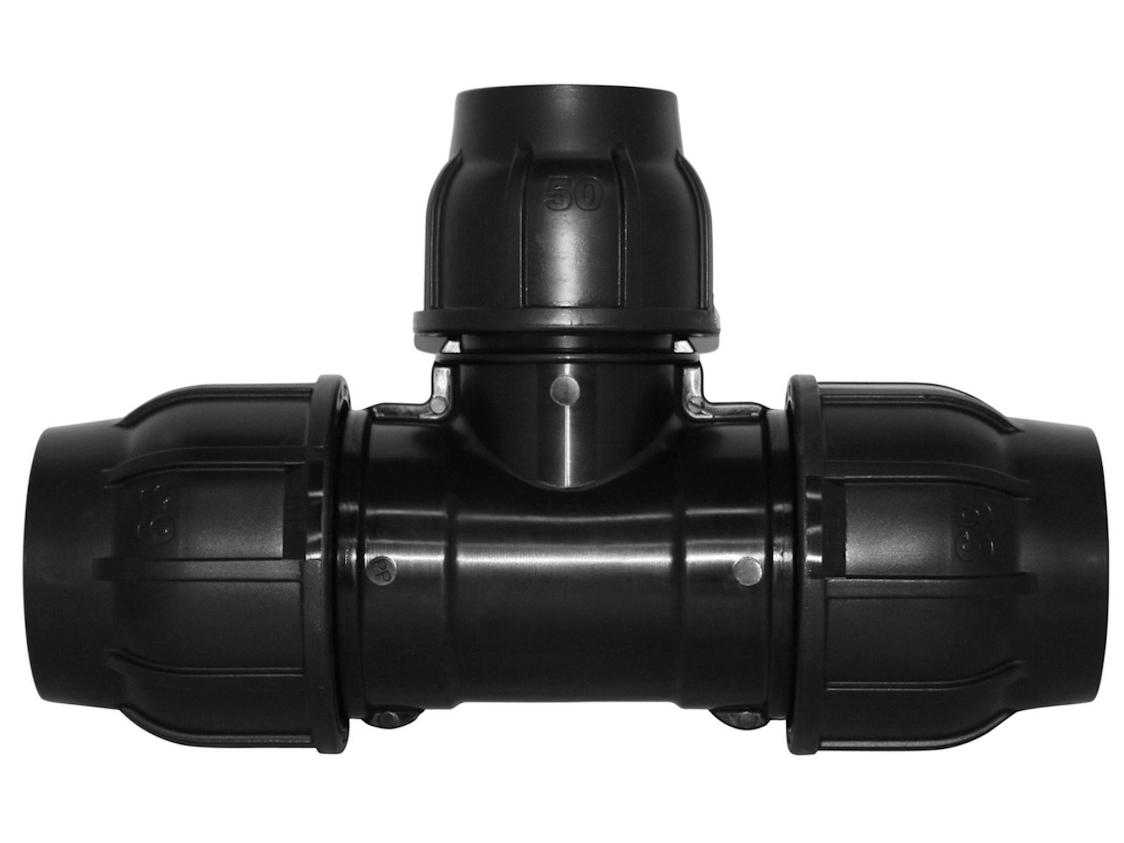 Rohrverbinder Klemmverbinder T-Stück, reduziert - für PE-Rohr